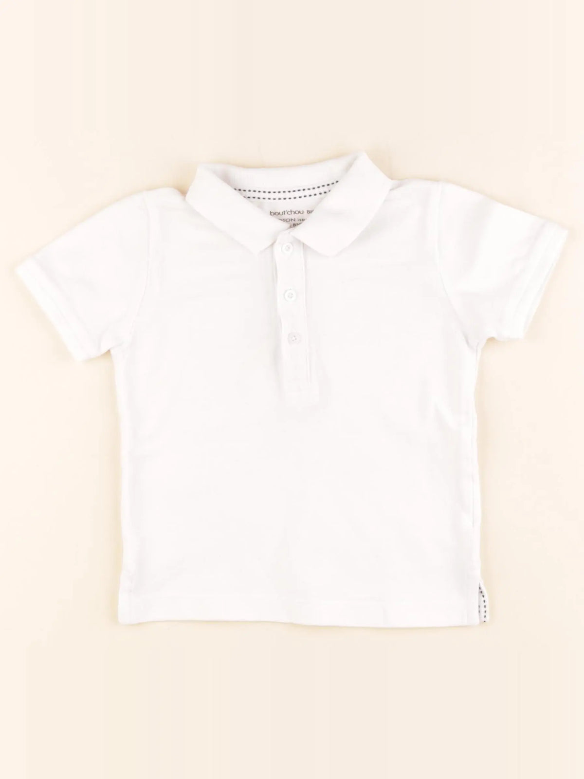 Boutchou - polo blanc - 36 mois