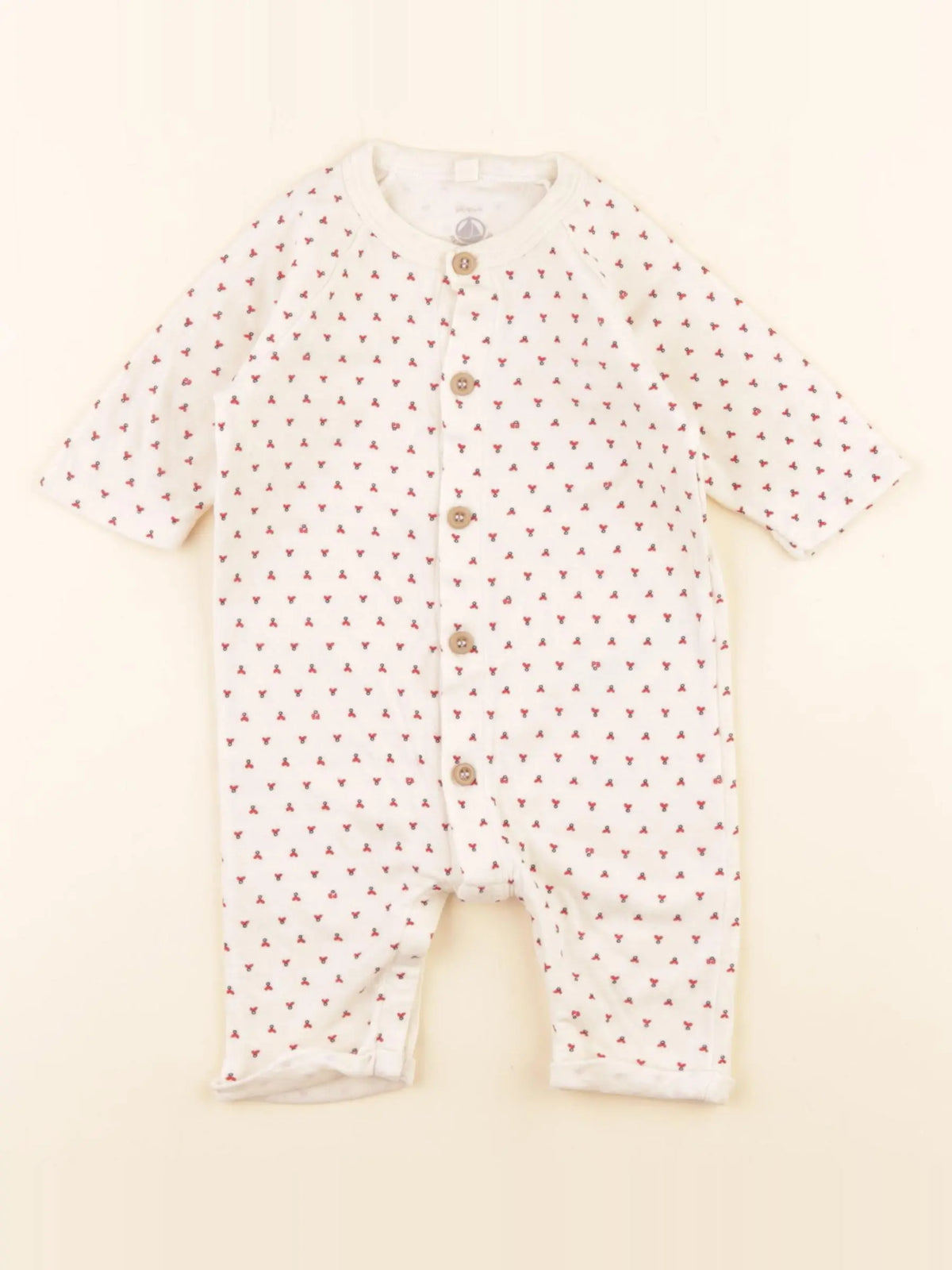 Petit Bateau - combinaison beige - 3 mois