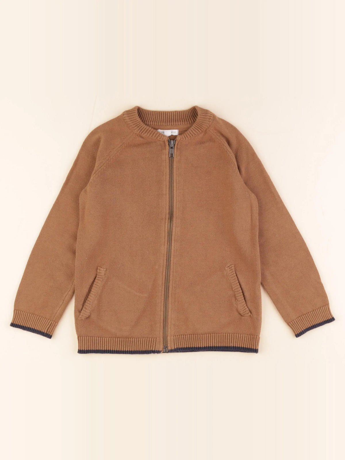 Vertbaudet - gilet marron - 5 ans