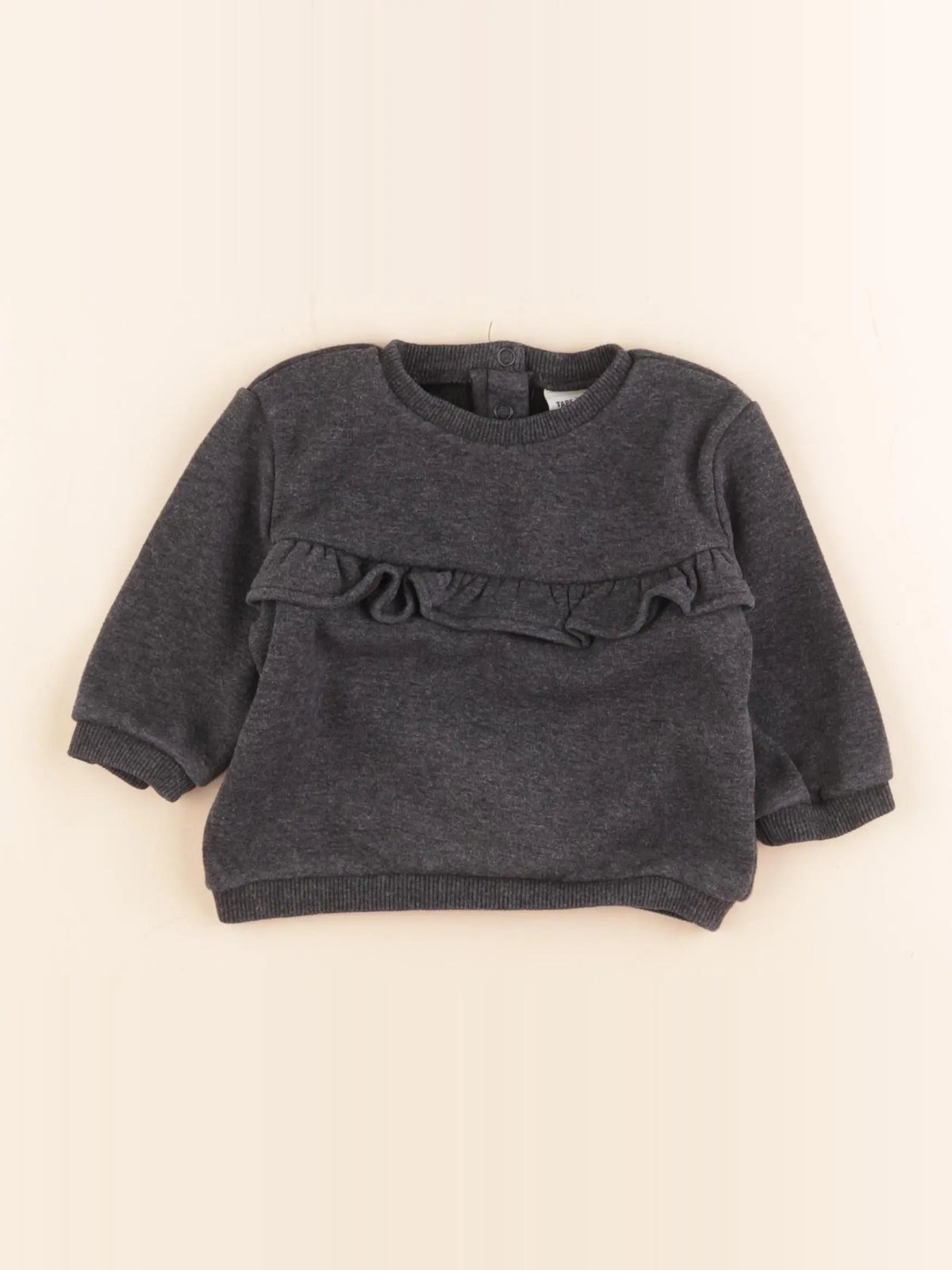 Tape à l'oeil - sweat gris - 9 mois