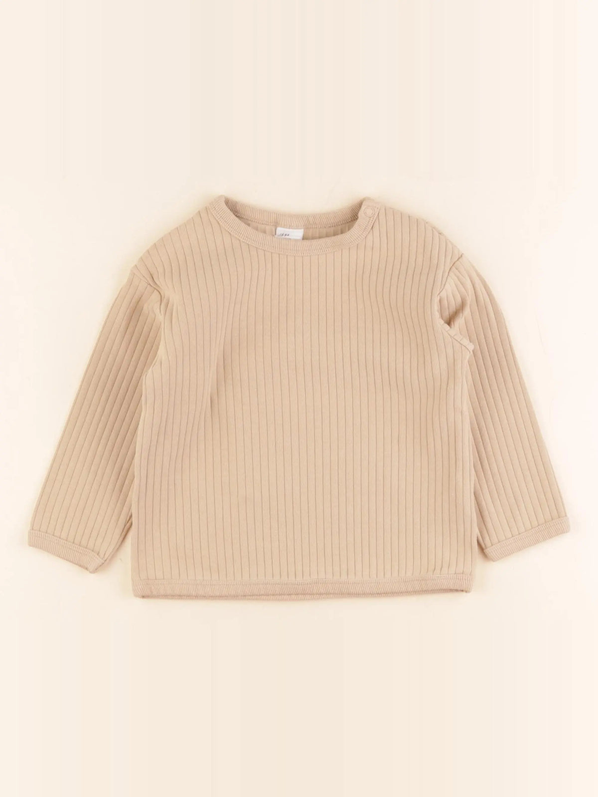 H&M - tee-shirt beige - 18/24 mois