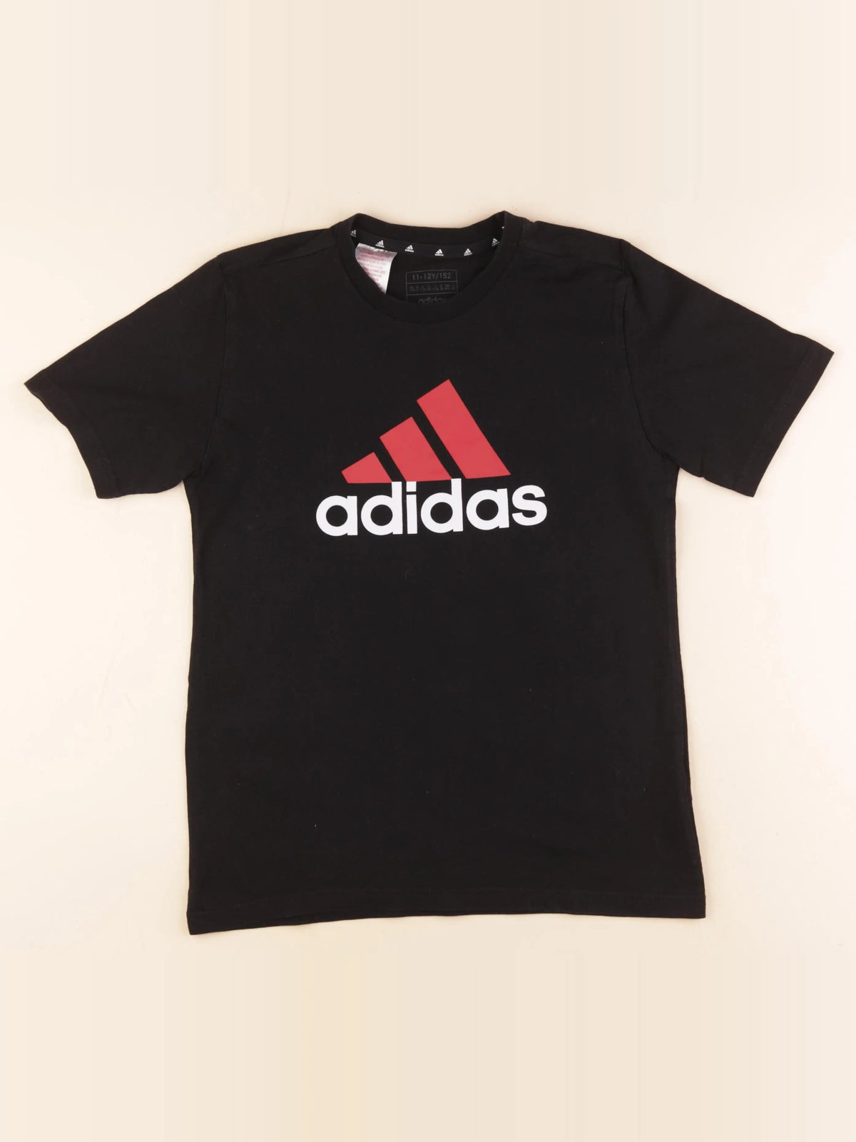 Adidas - tee-shirt noir - 11/12 ans