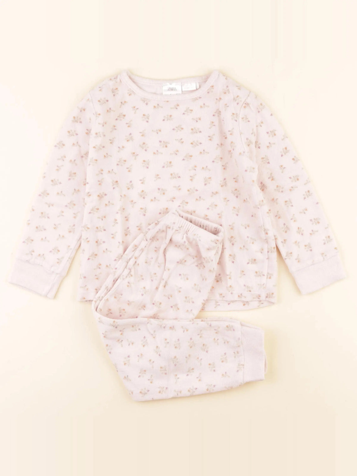 Zara - pyjama velours multicolore - 4 ans