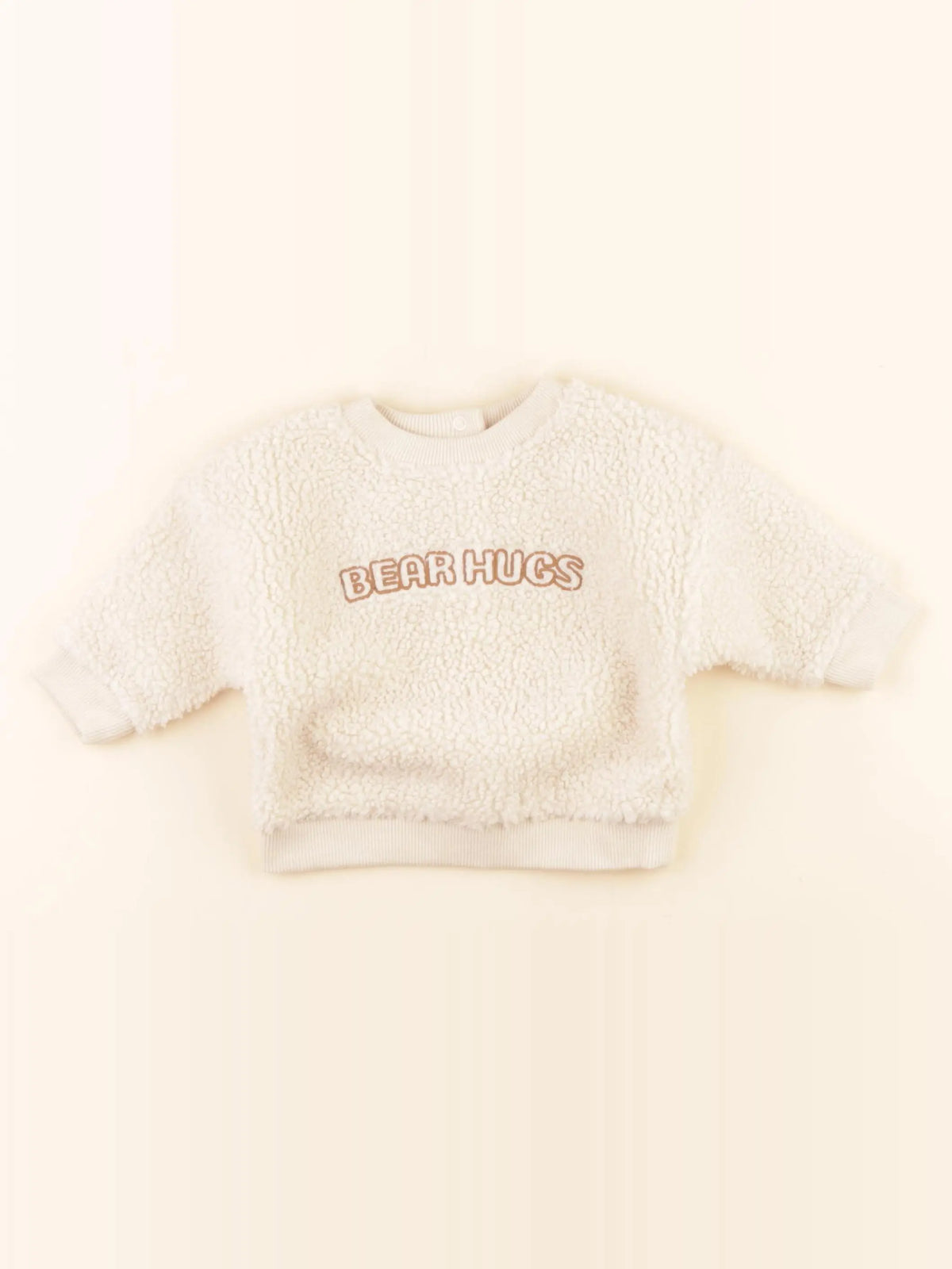 Vertbaudet - sweat beige - 3 mois