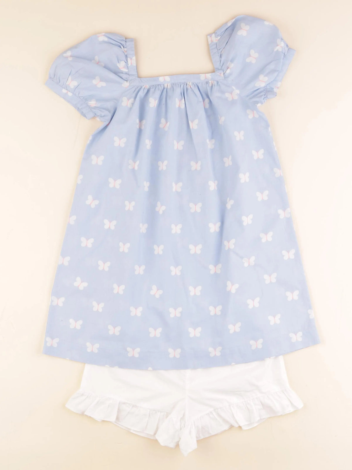 Jacadi - pyjama coton bleu, blanc - 8 ans