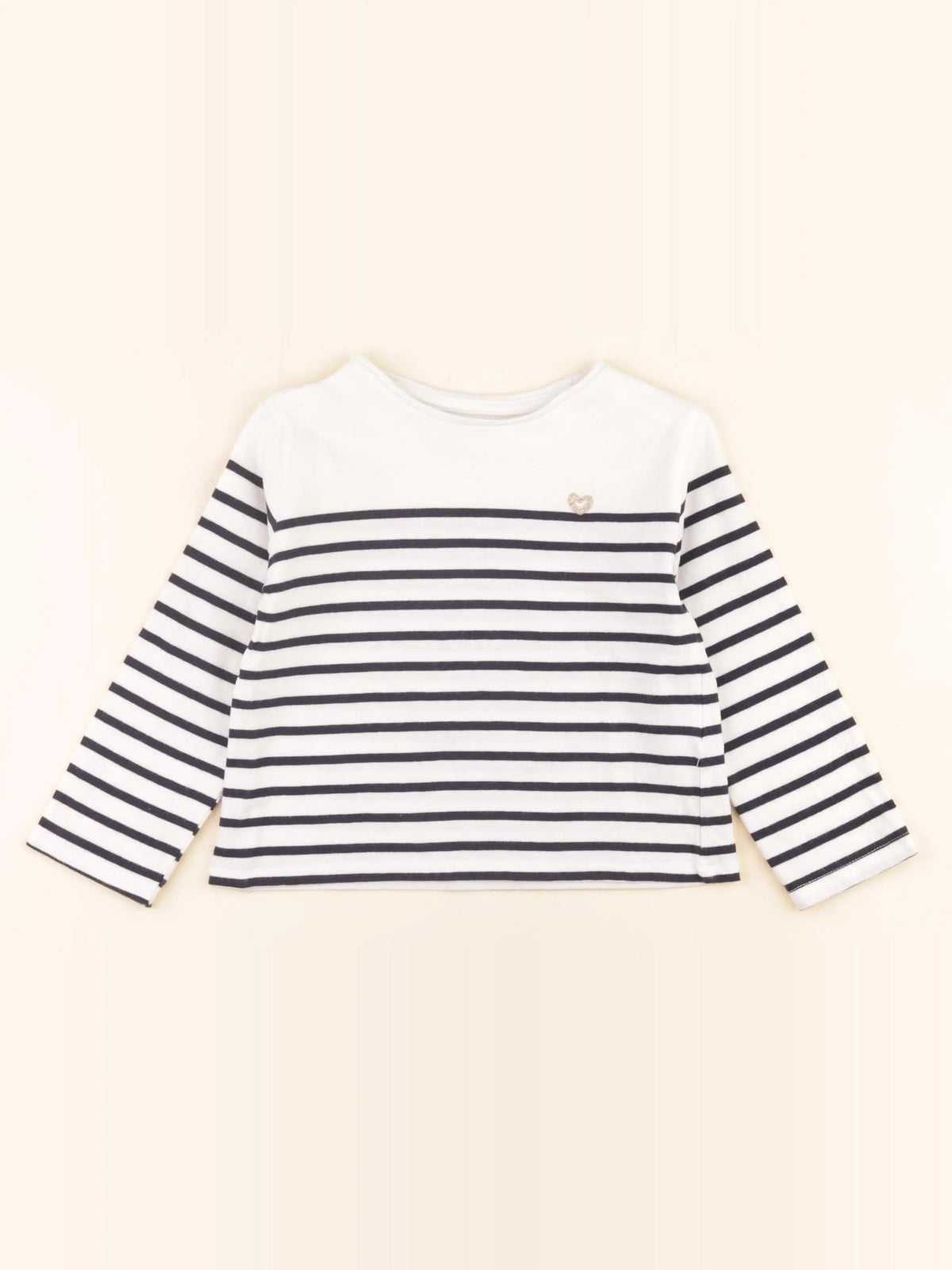 Vertbaudet - tee-shirt bleu, blanc - 3 ans