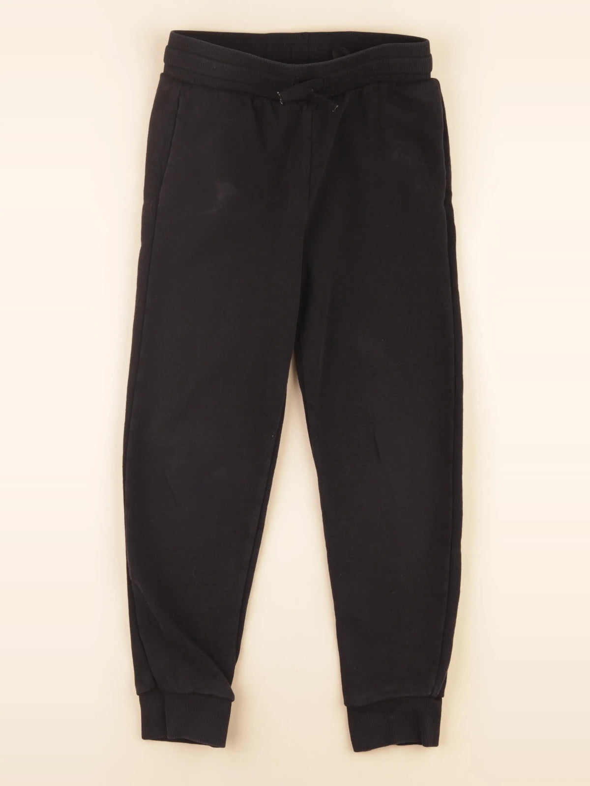 H&M - jogging noir - 8/9 ans