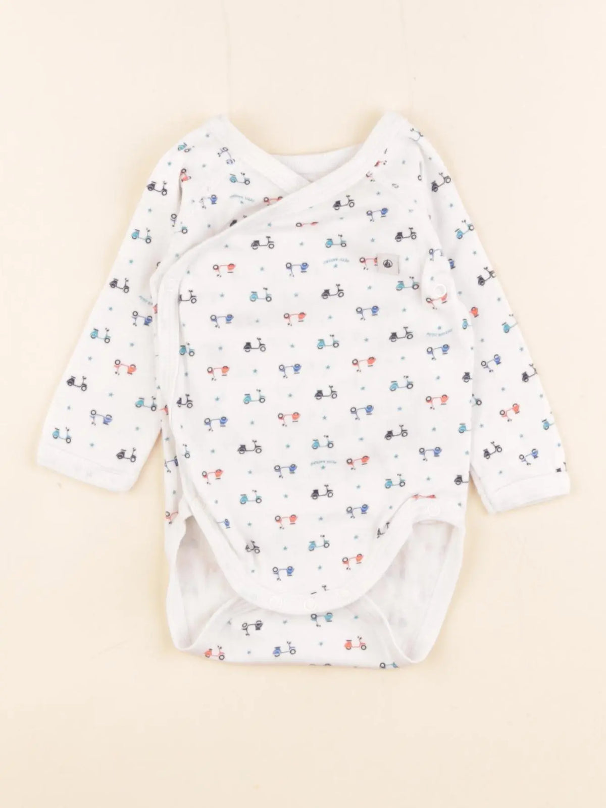 Petit Bateau - body multicolore - 3 mois