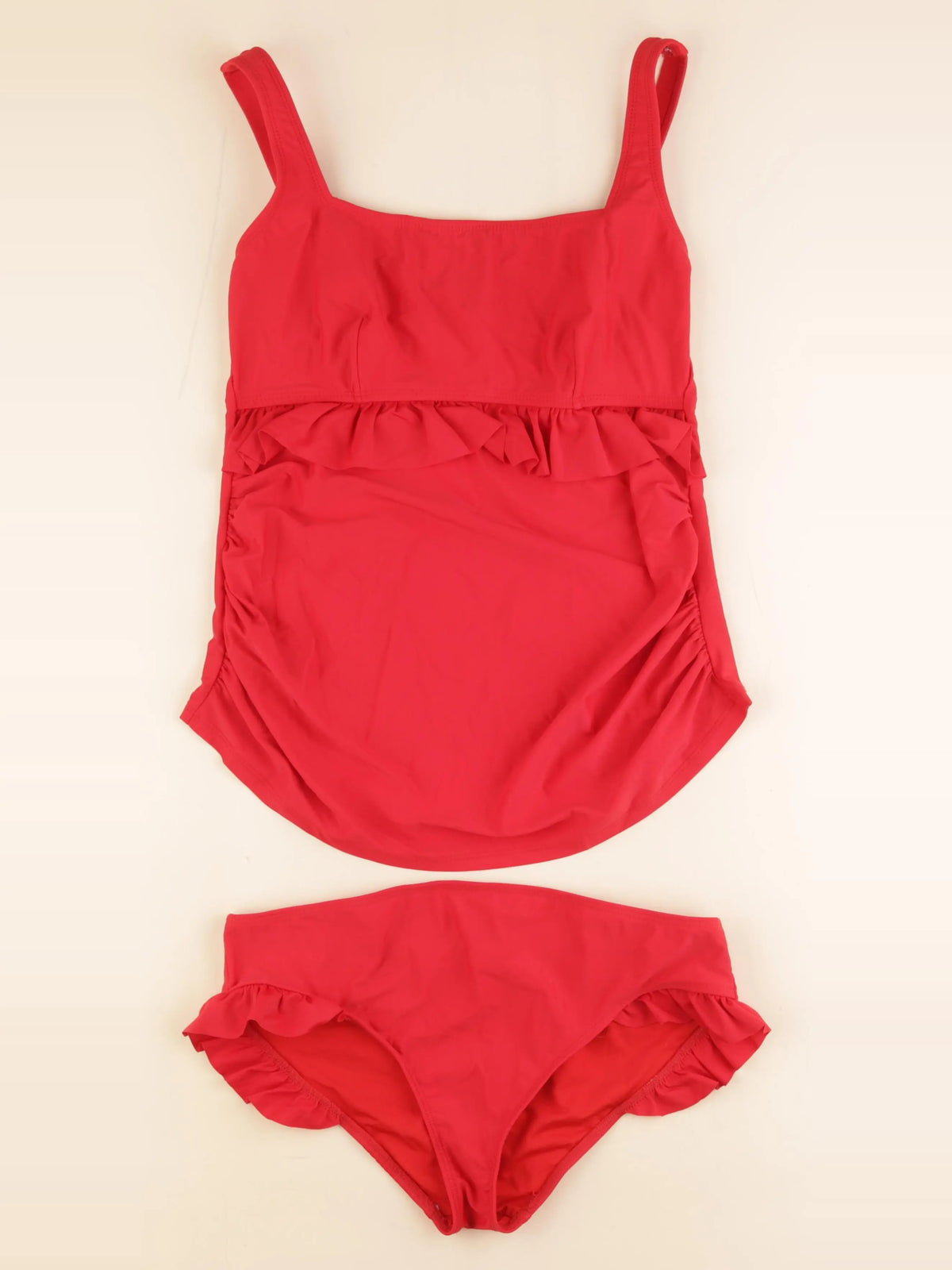 Asos - maillot de bain grossesse rouge - 40
