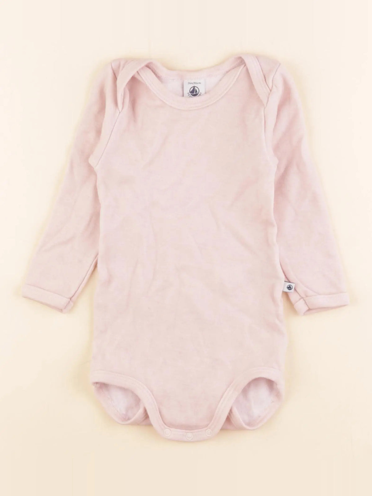 Petit Bateau - body rose - 24 mois