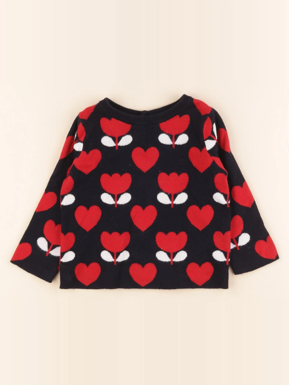 Jacadi - pull multicolore - 24 mois
