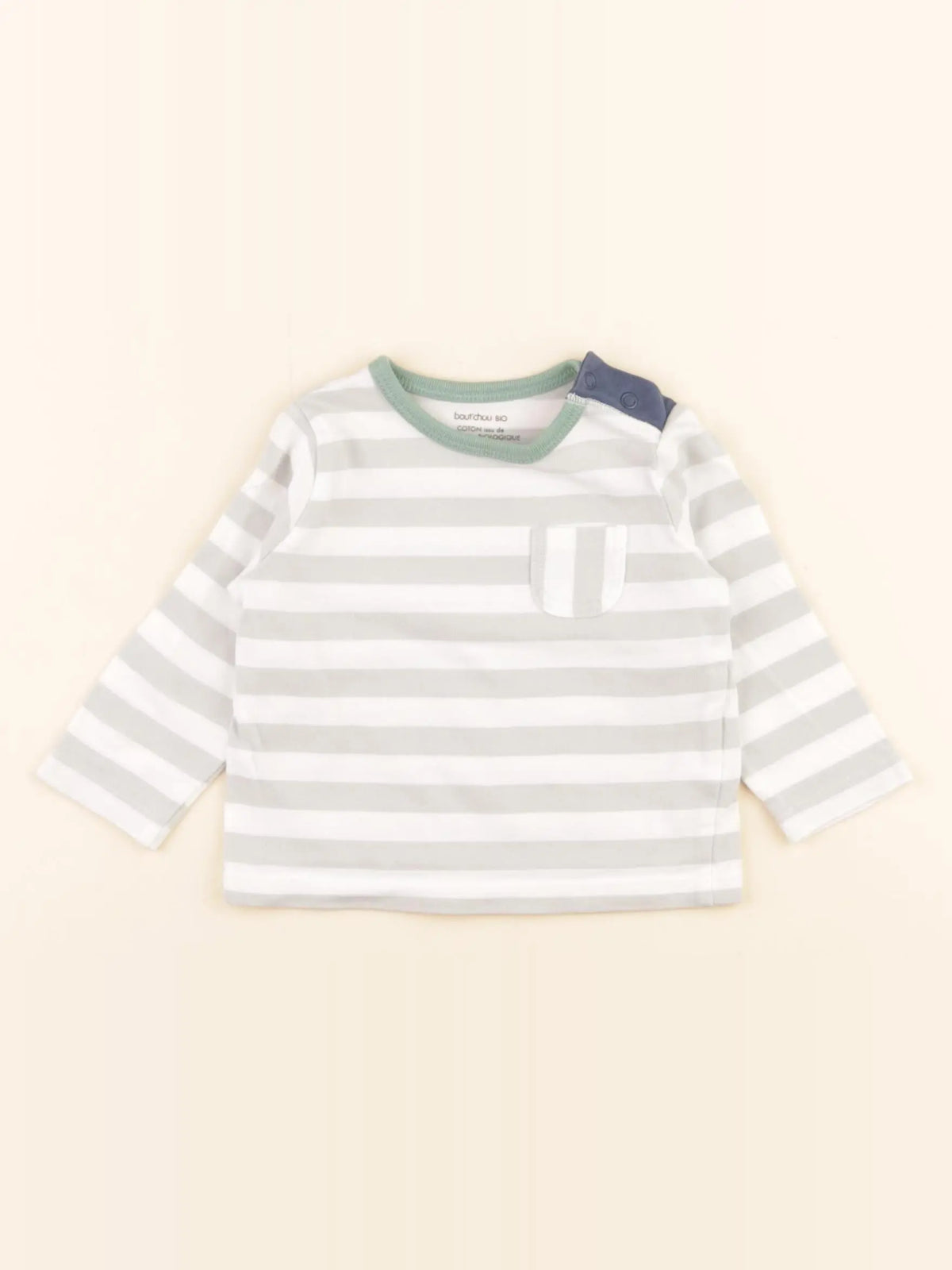 Boutchou - tee-shirt vert - 6 mois