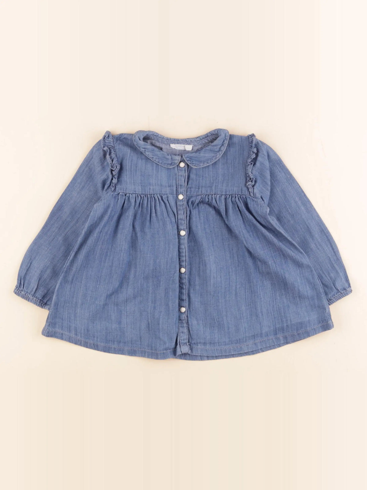 Boutchou - blouse bleu - 24 mois