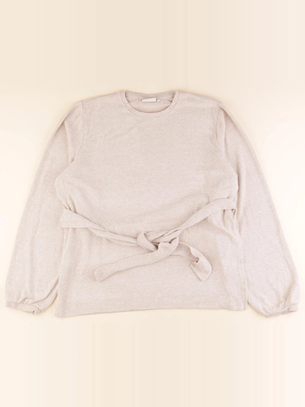 Mamalicious - pull grossesse beige - l