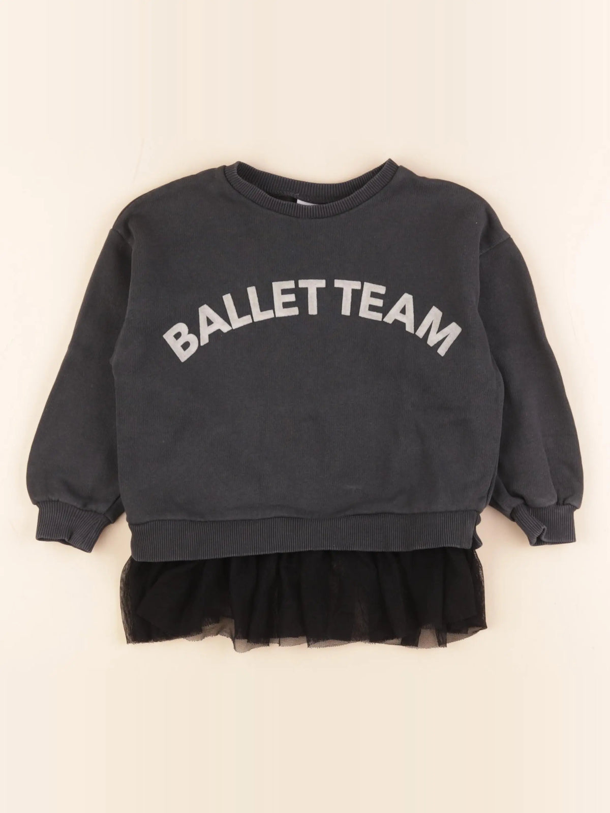 Zara - sweat noir - 3/4 ans