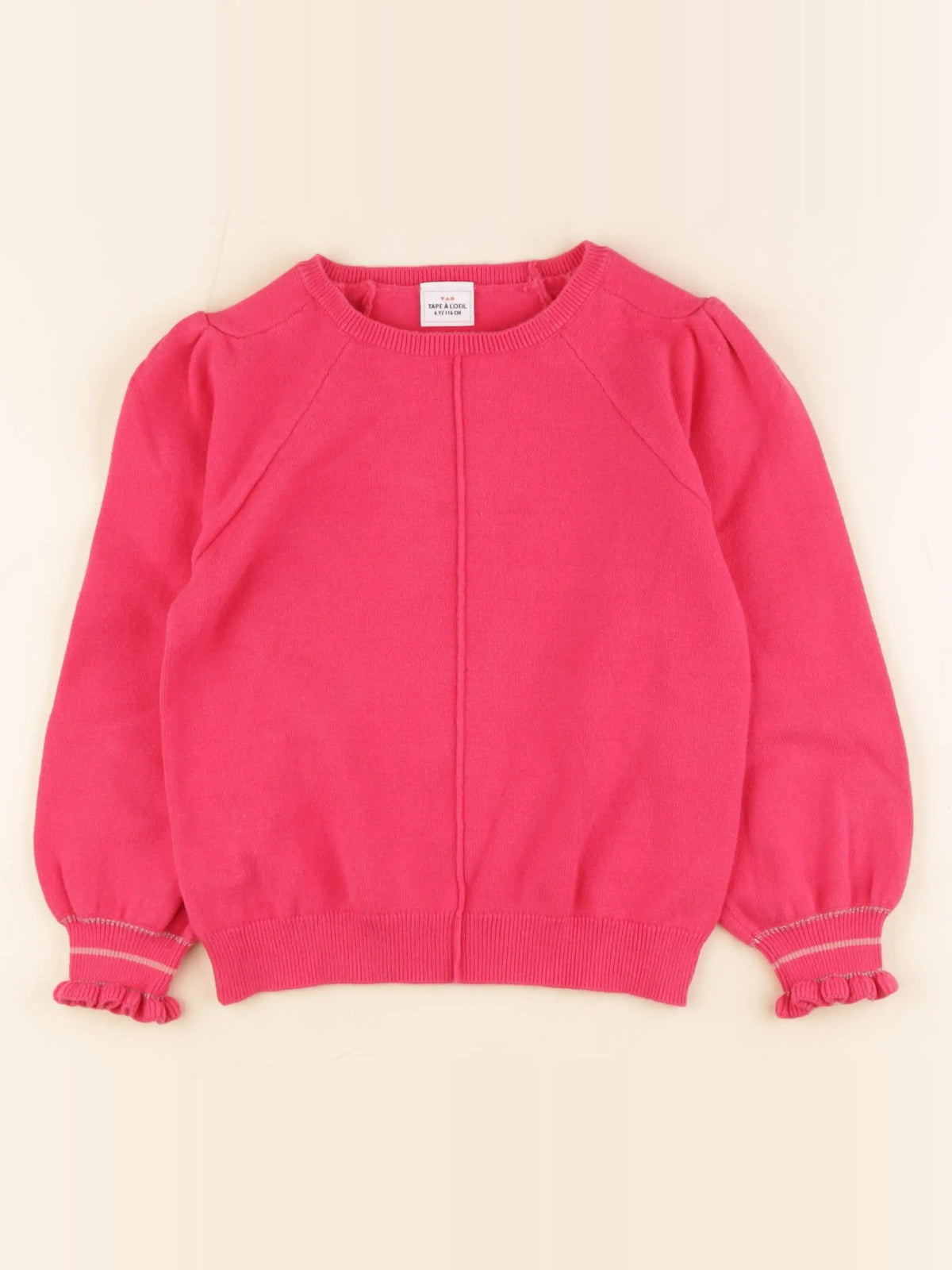 Tape à l'oeil - pull rose - 6 ans