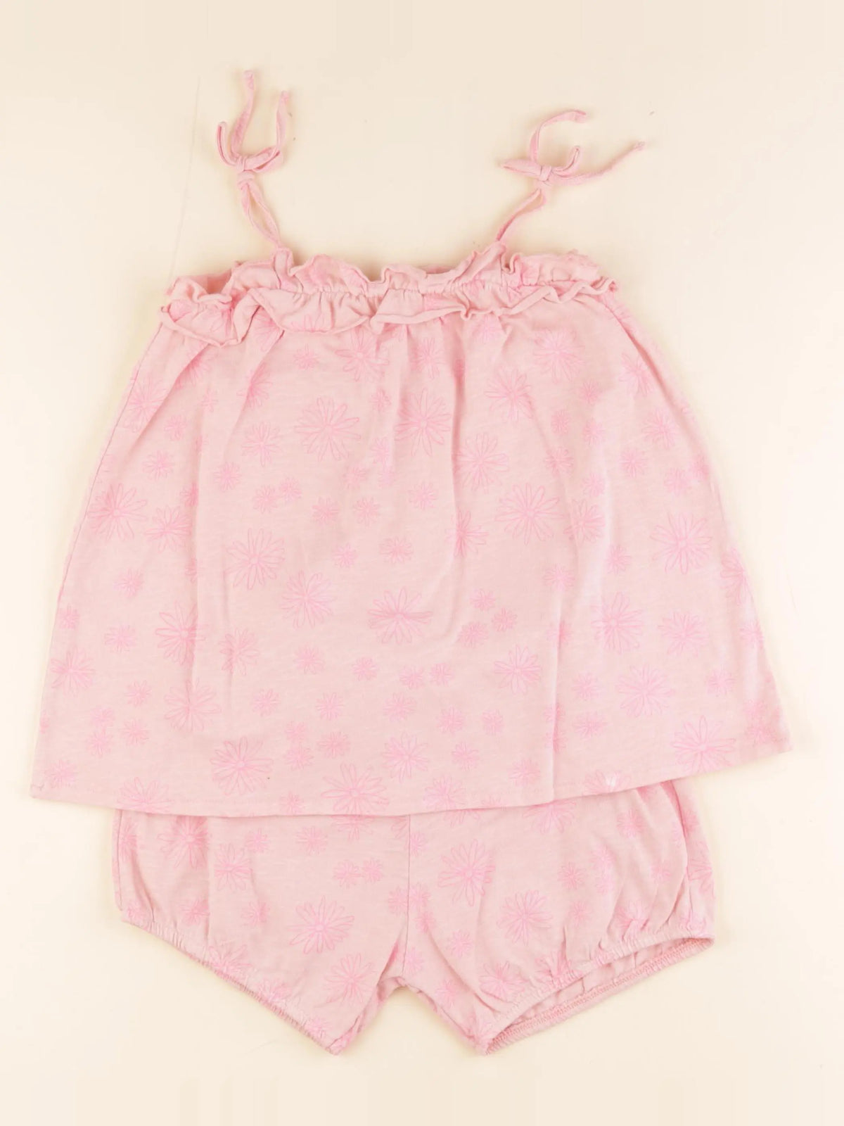 Zara - pyjama coton rose - 4/5 ans