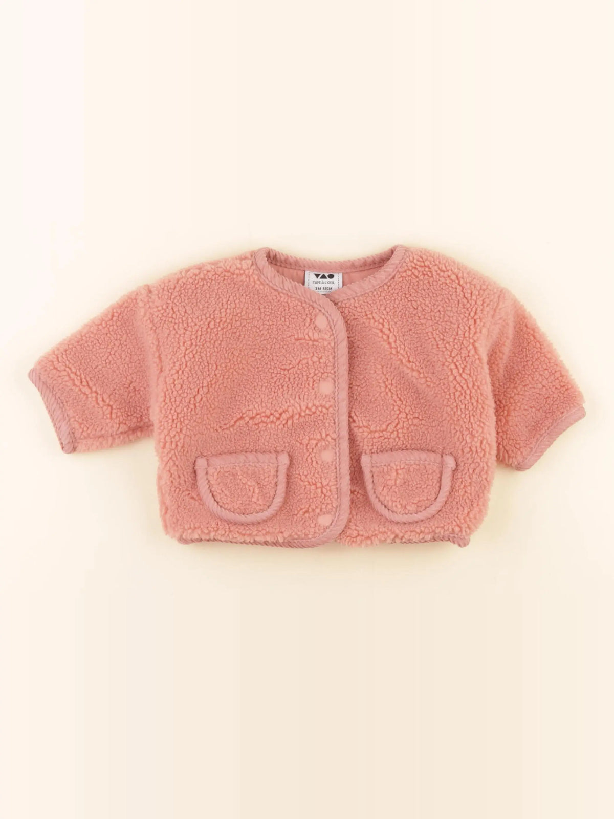 Tape à l'oeil - veste rose - 3 mois