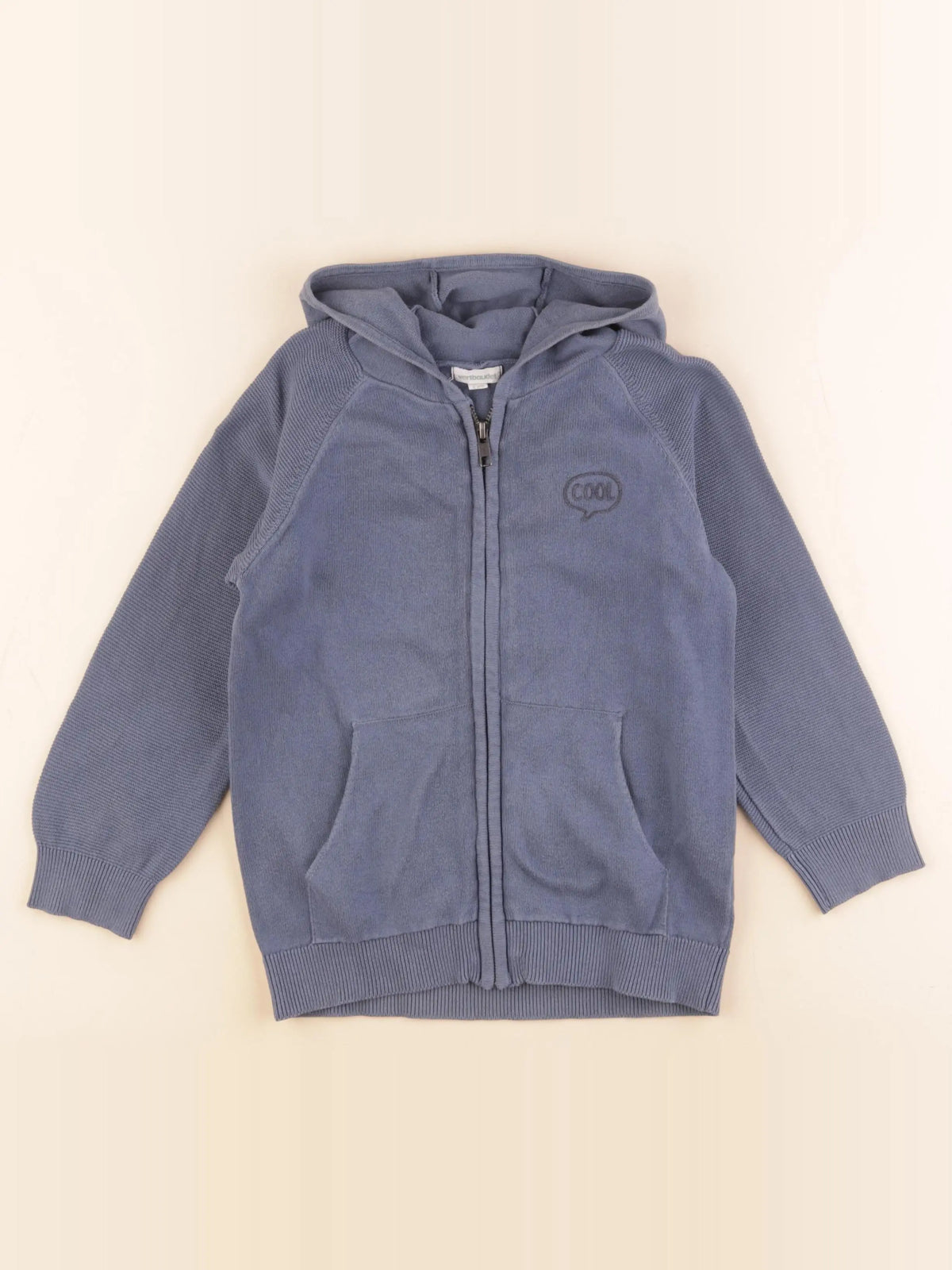 Vertbaudet - gilet bleu - 6 ans
