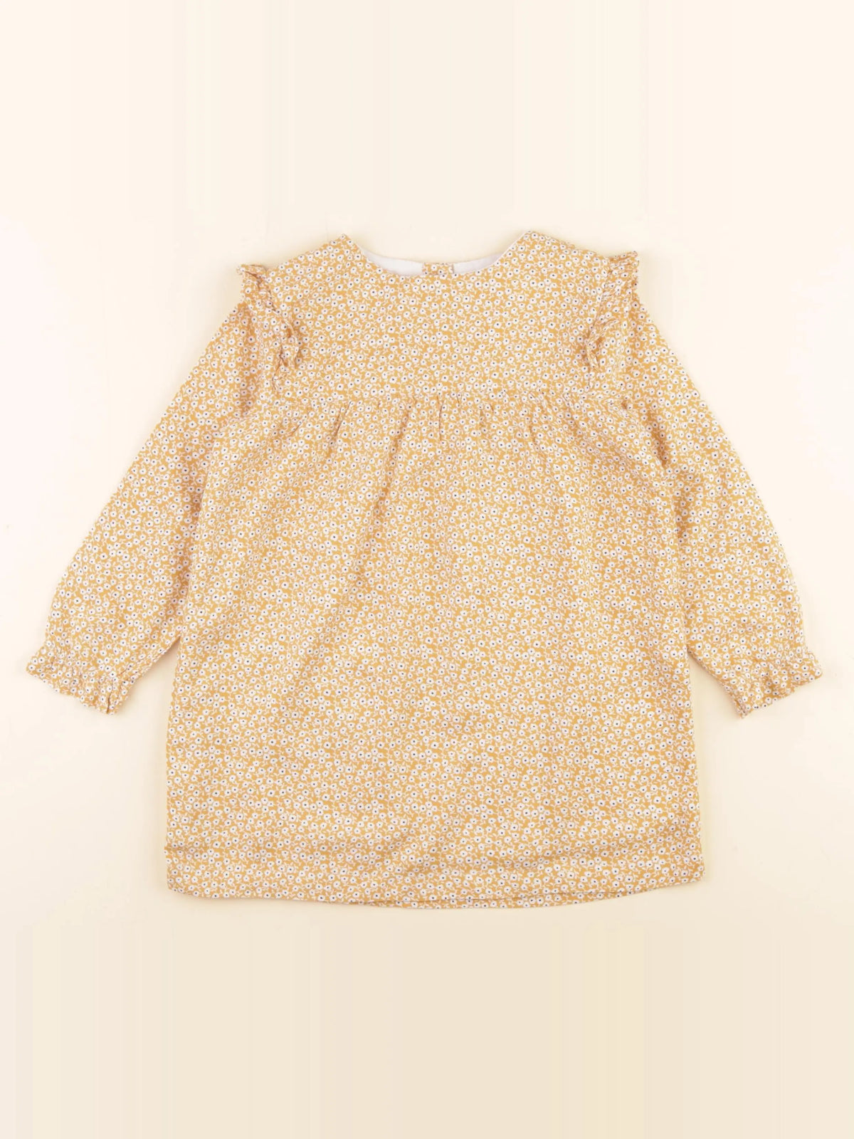 Little Cigogne - robe jaune - 3 ans