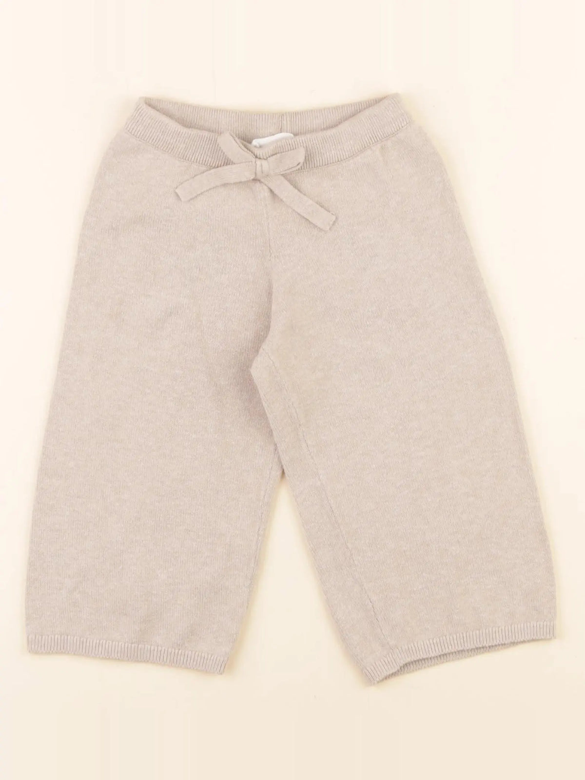 Mango - pantalon beige - 12/18 mois