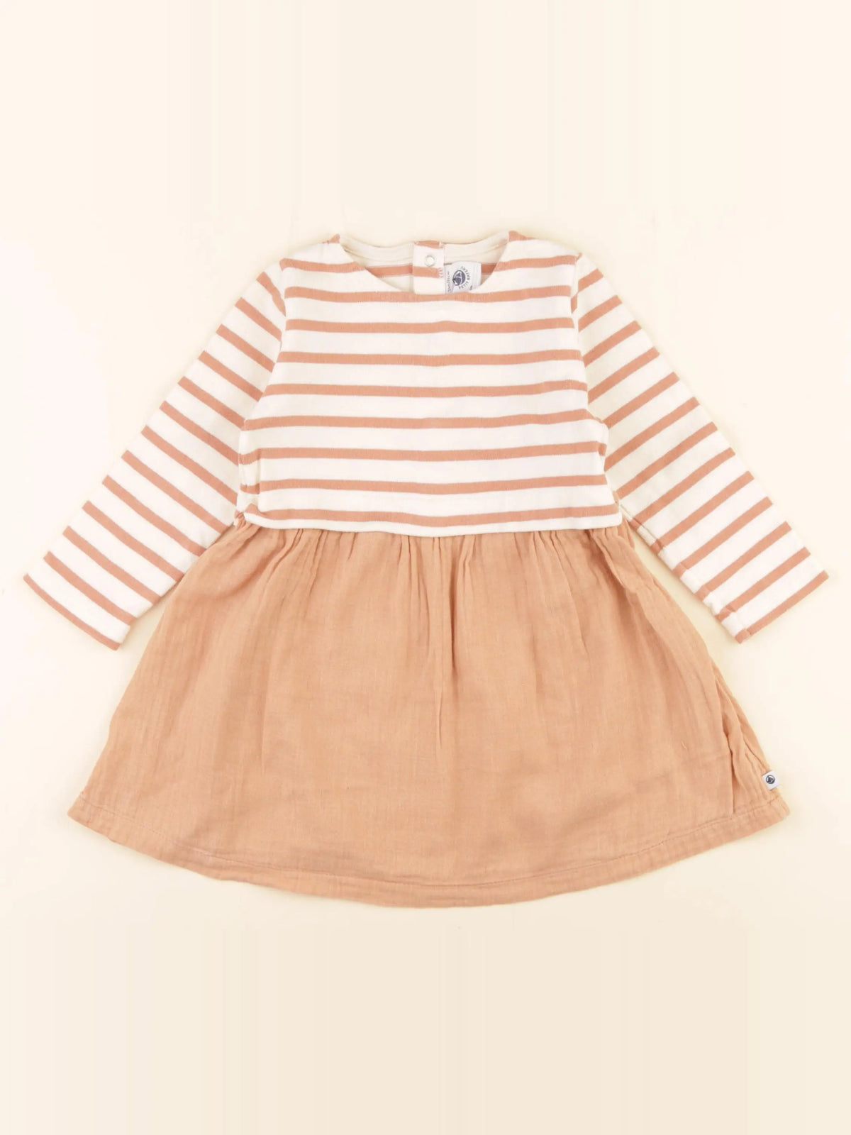 Petit Bateau - robe rose - 24 mois