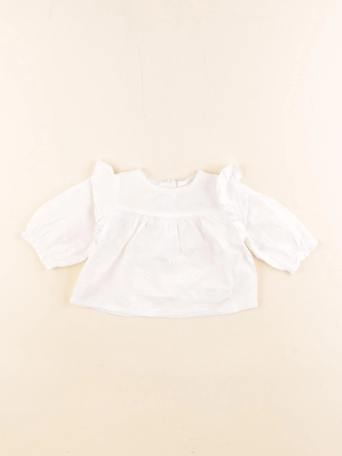 Vertbaudet - blouse blanc - 1 mois