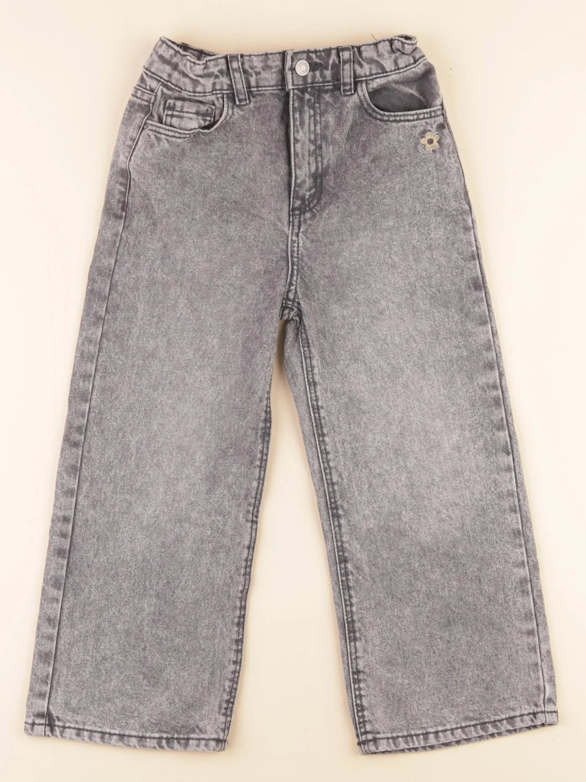 Vertbaudet - jean gris - 6 ans