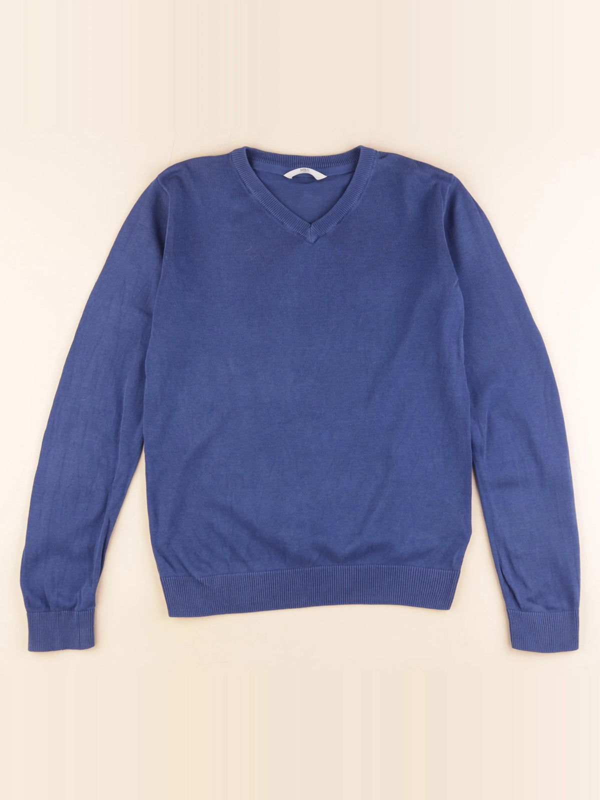 Marks & Spencer  - pull bleu - 11/12 ans