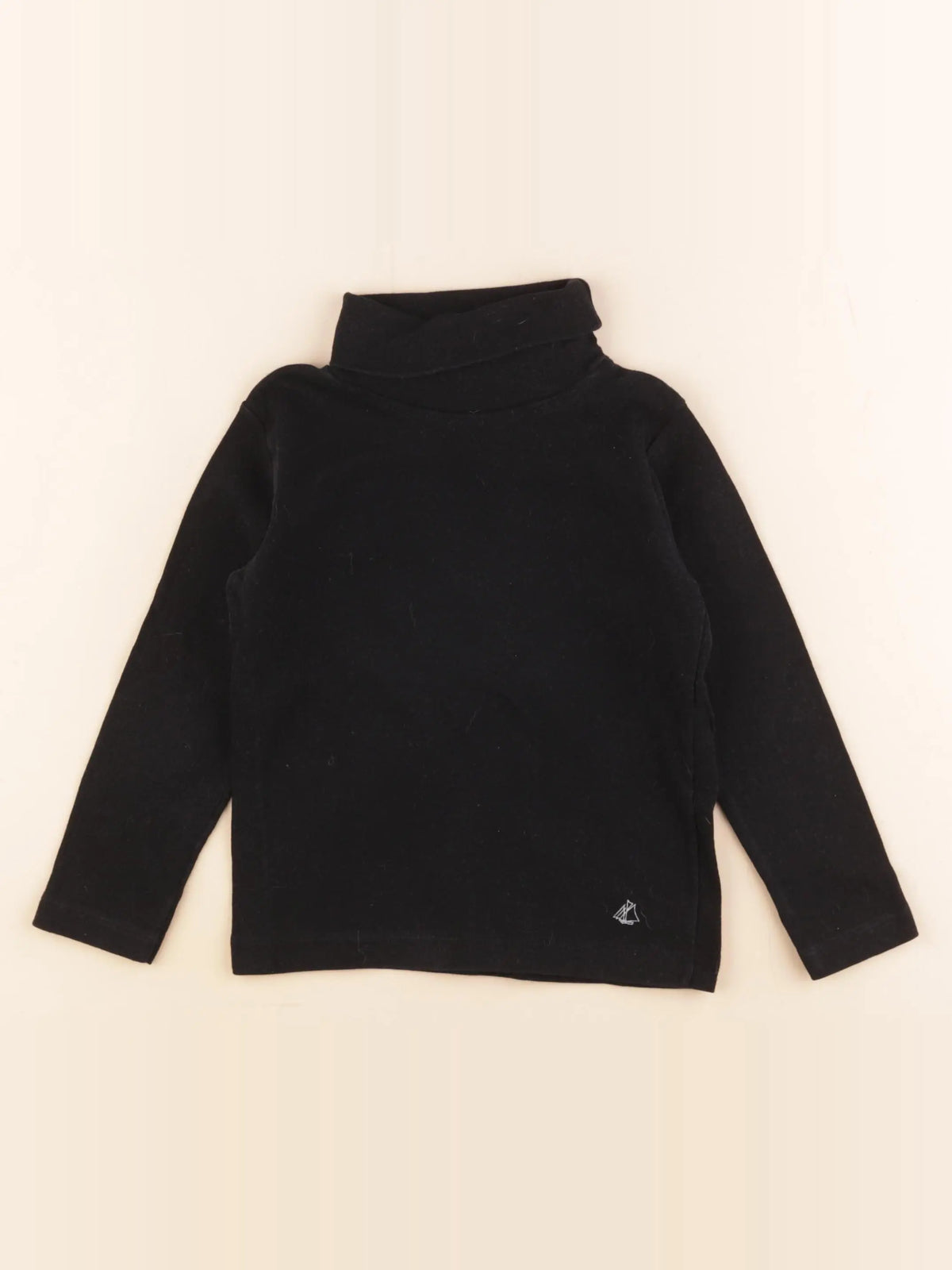 Petit Bateau - sous-pull noir - 4 ans