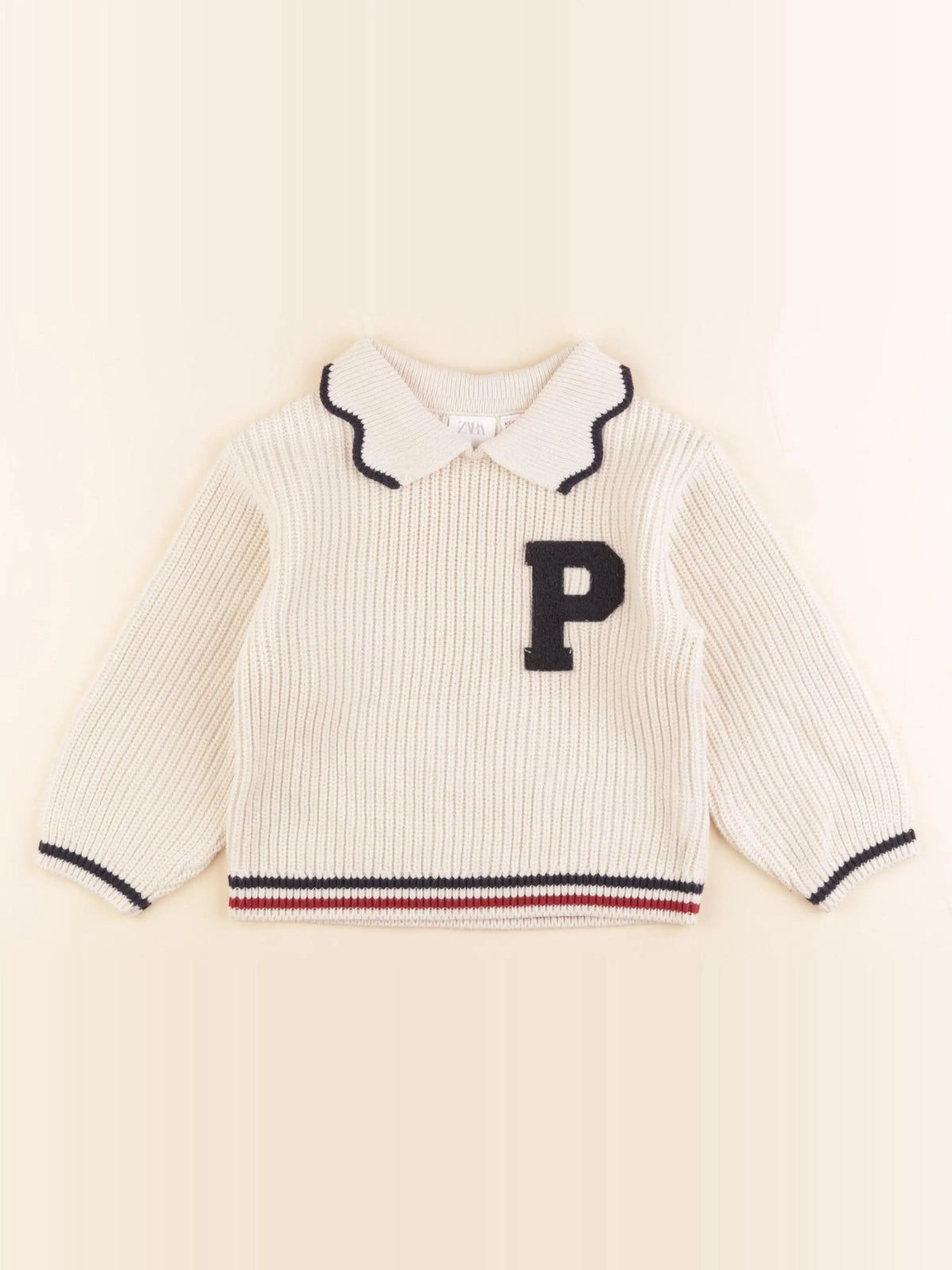 Zara - pull beige - 4 ans