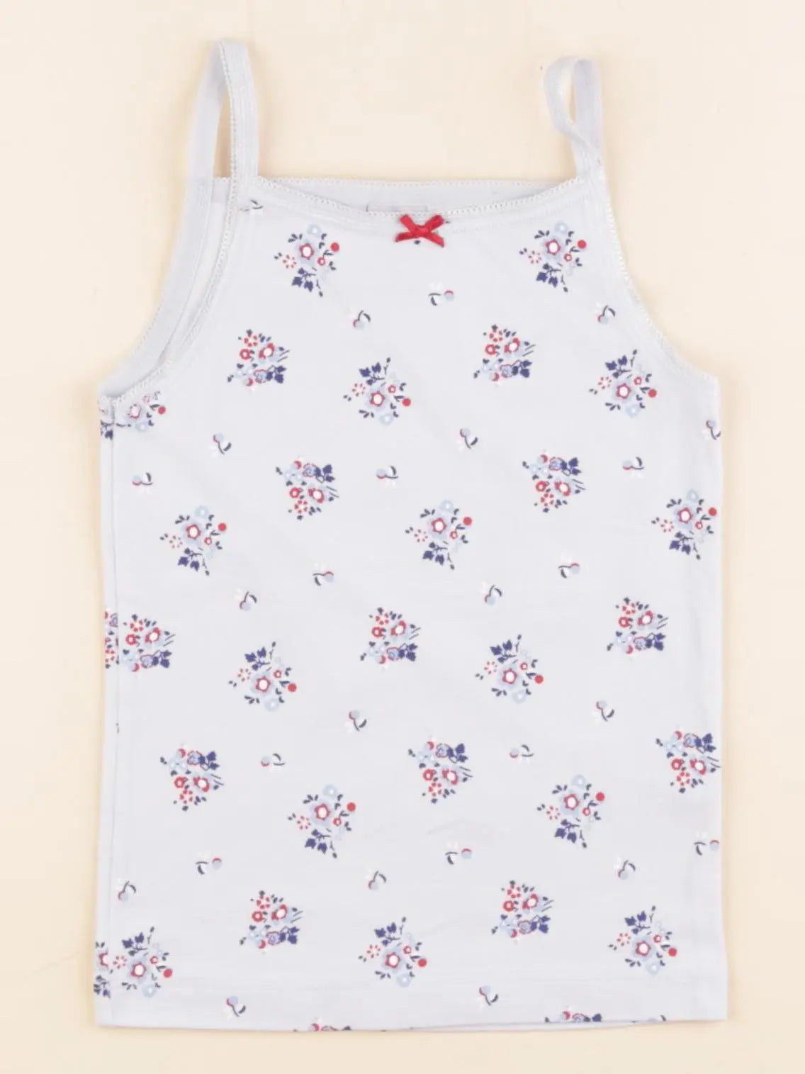 Petit Bateau - maillot de corps bleu - 2 ans