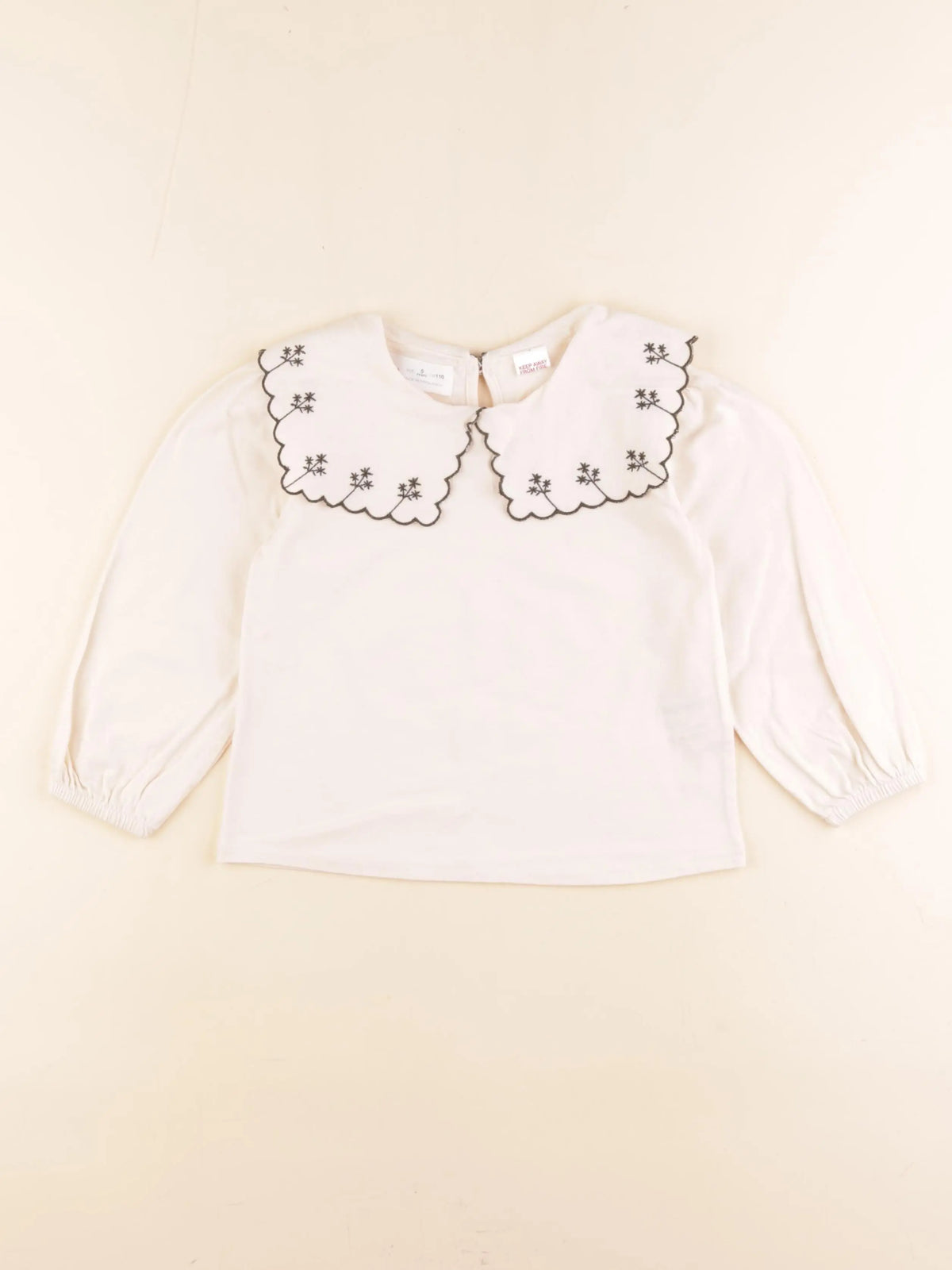 Zara - tee-shirt beige - 5 ans