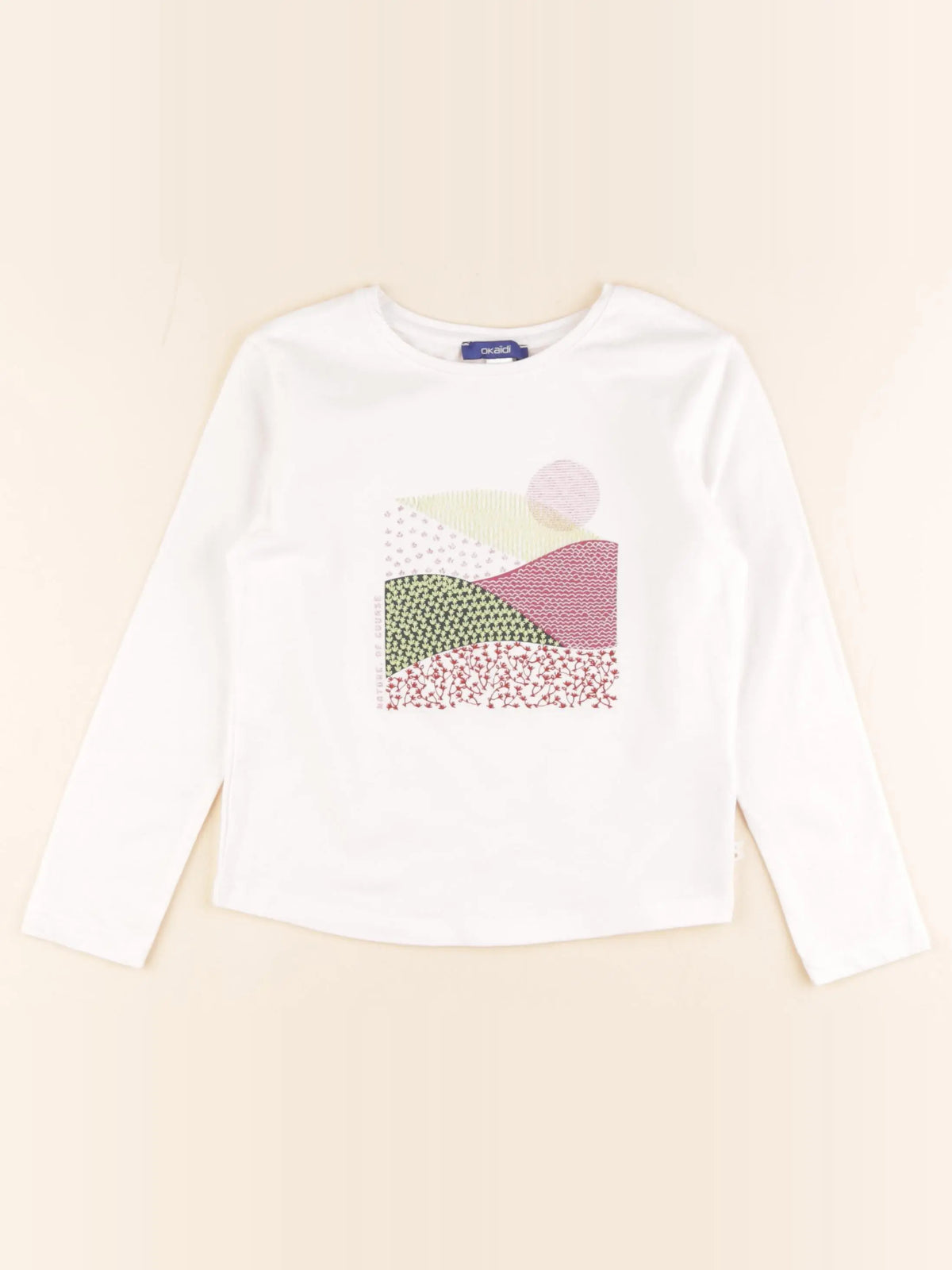 Okaidi - tee-shirt blanc - 5 ans