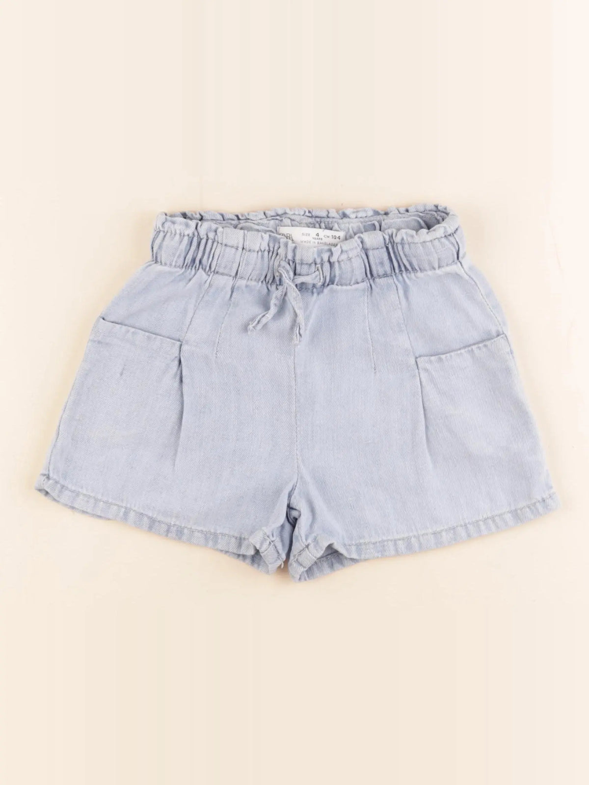 Zara - short bleu - 4 ans