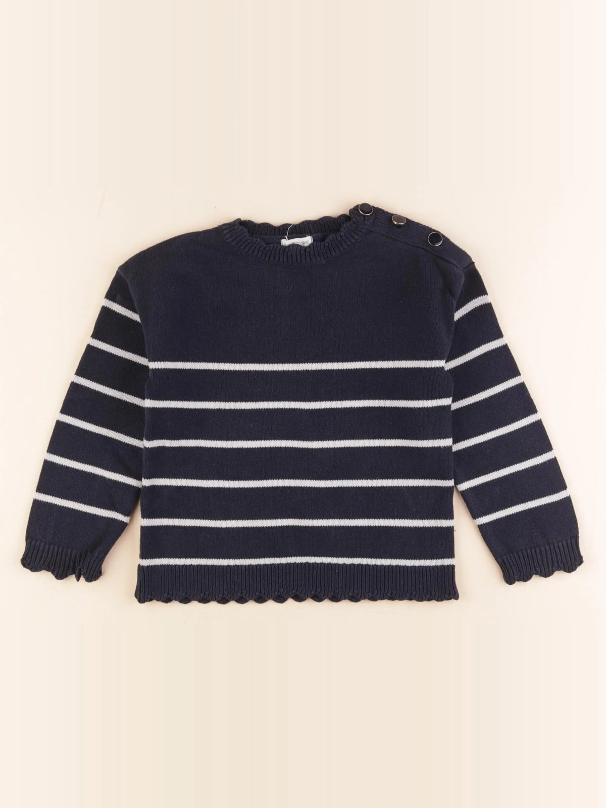 Vertbaudet - pull bleu - 5 ans