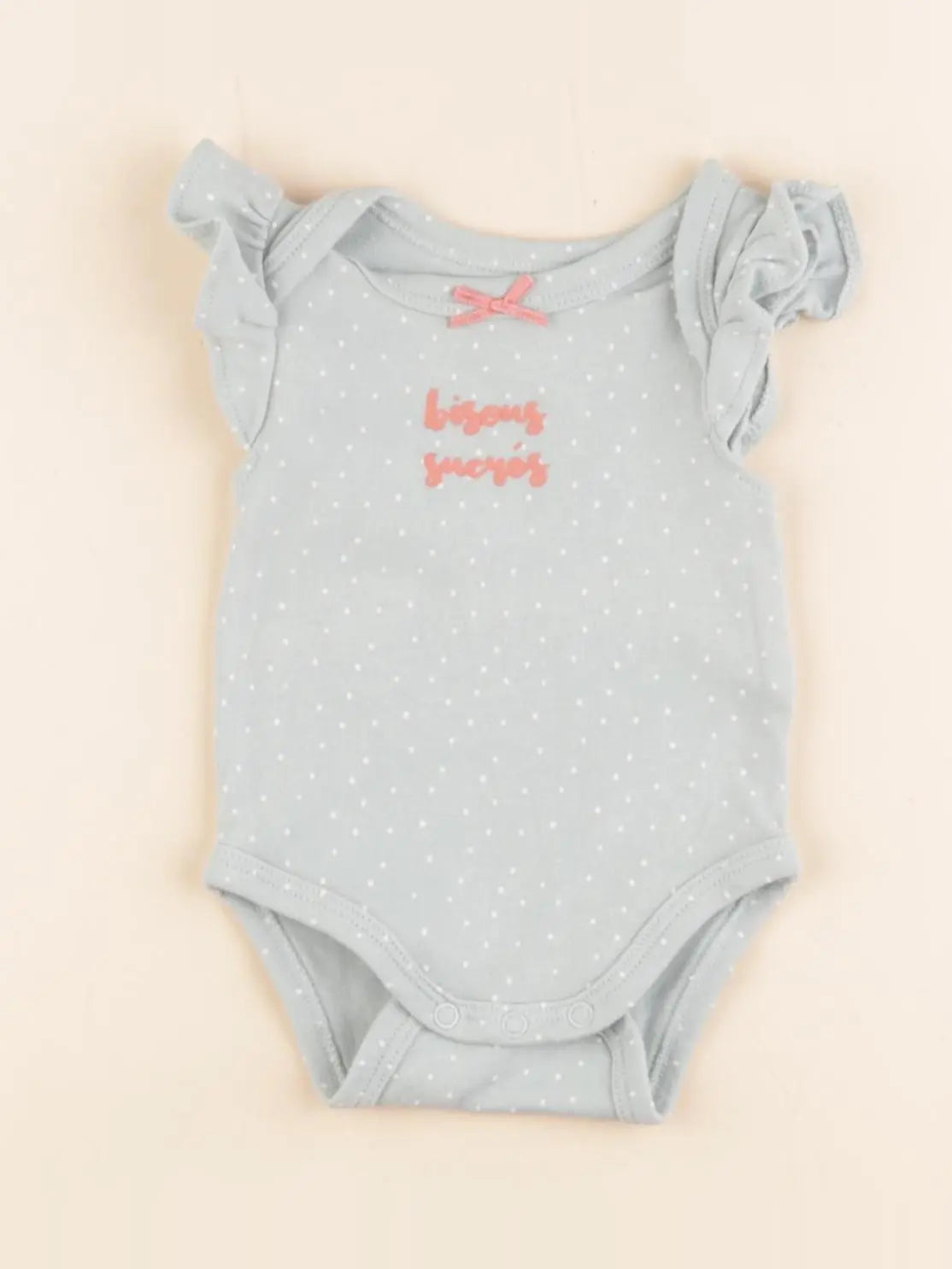 Vertbaudet - body vert - 1 mois