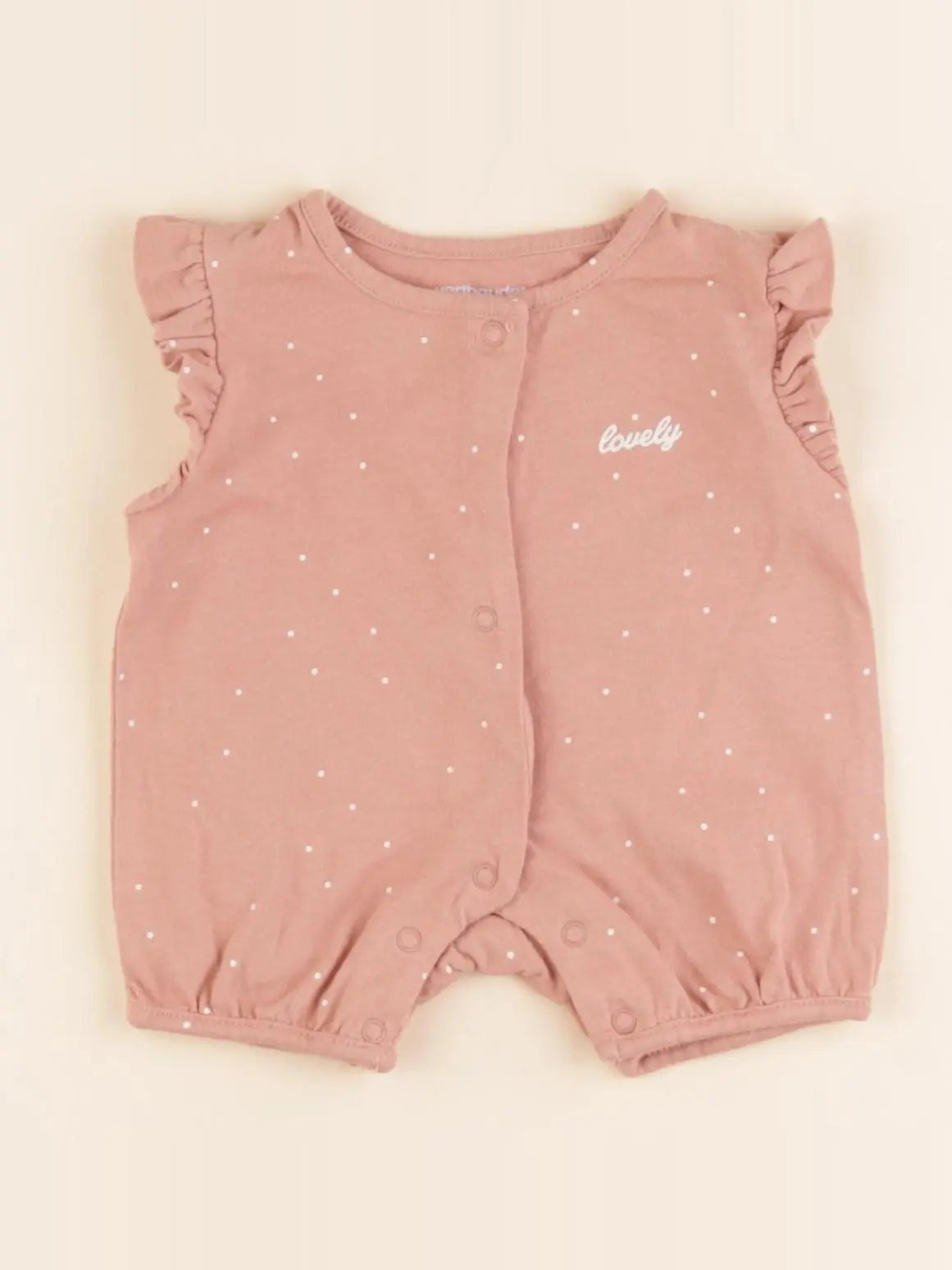 Vertbaudet - pyjama coton rose - 1 mois