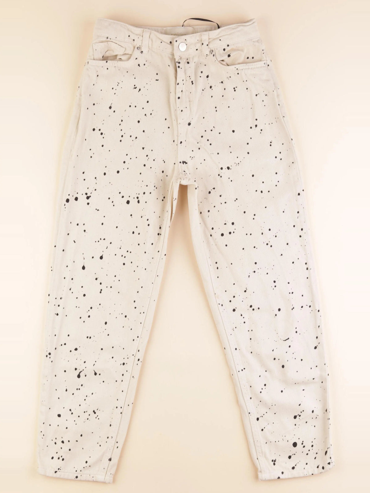 Monoprix - jean beige - 12/14 ans