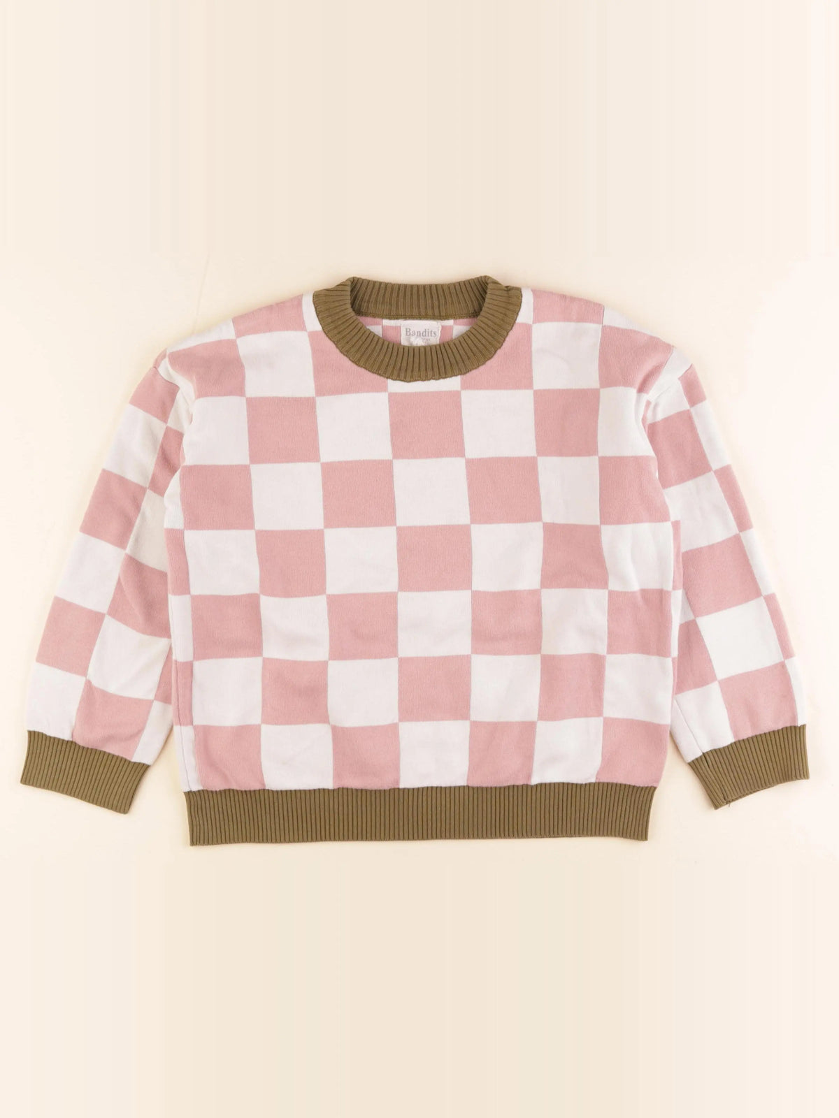 Bandits à la crème - pull rose - 10 ans