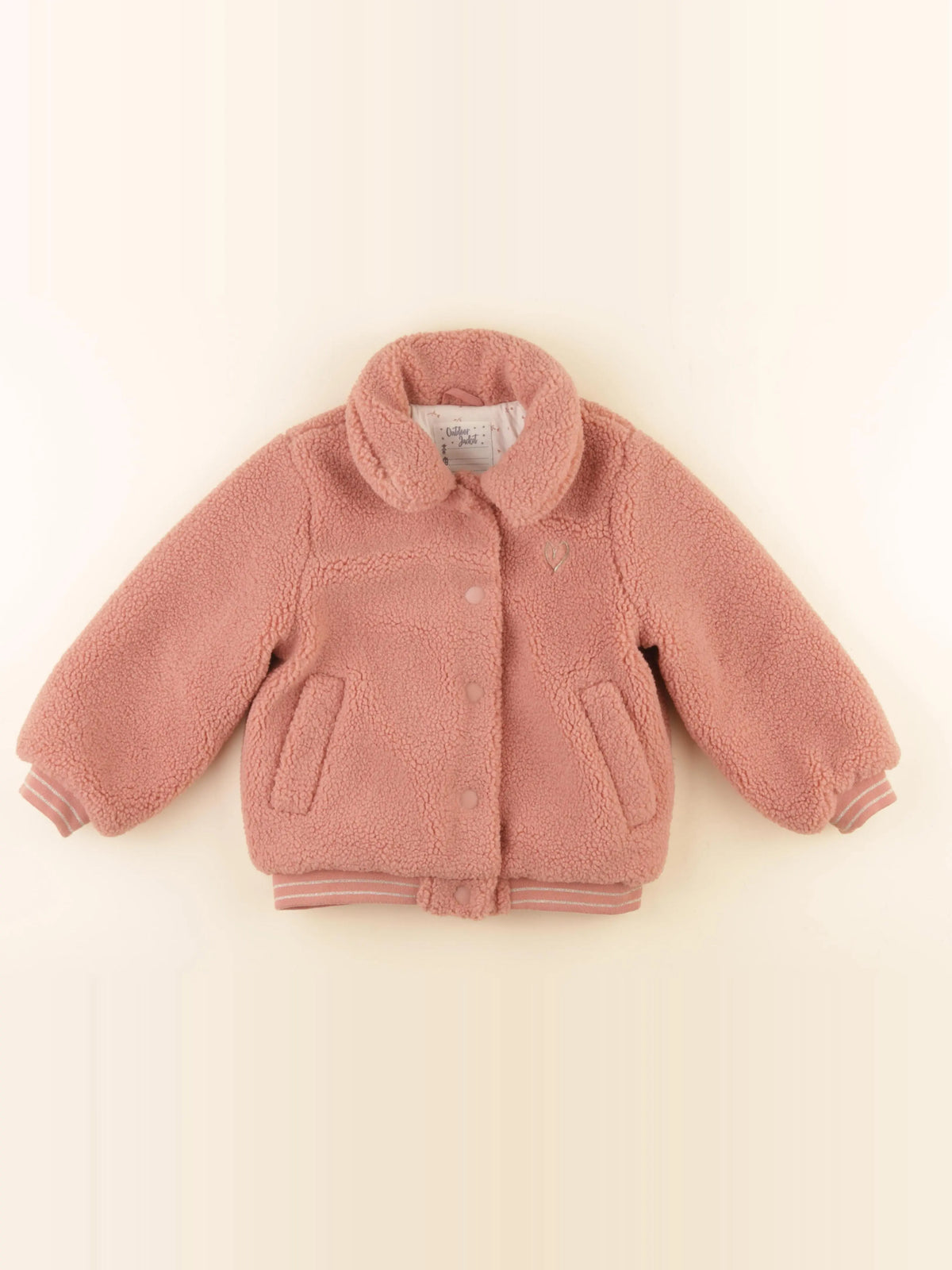 Vertbaudet - veste rose - 6 ans
