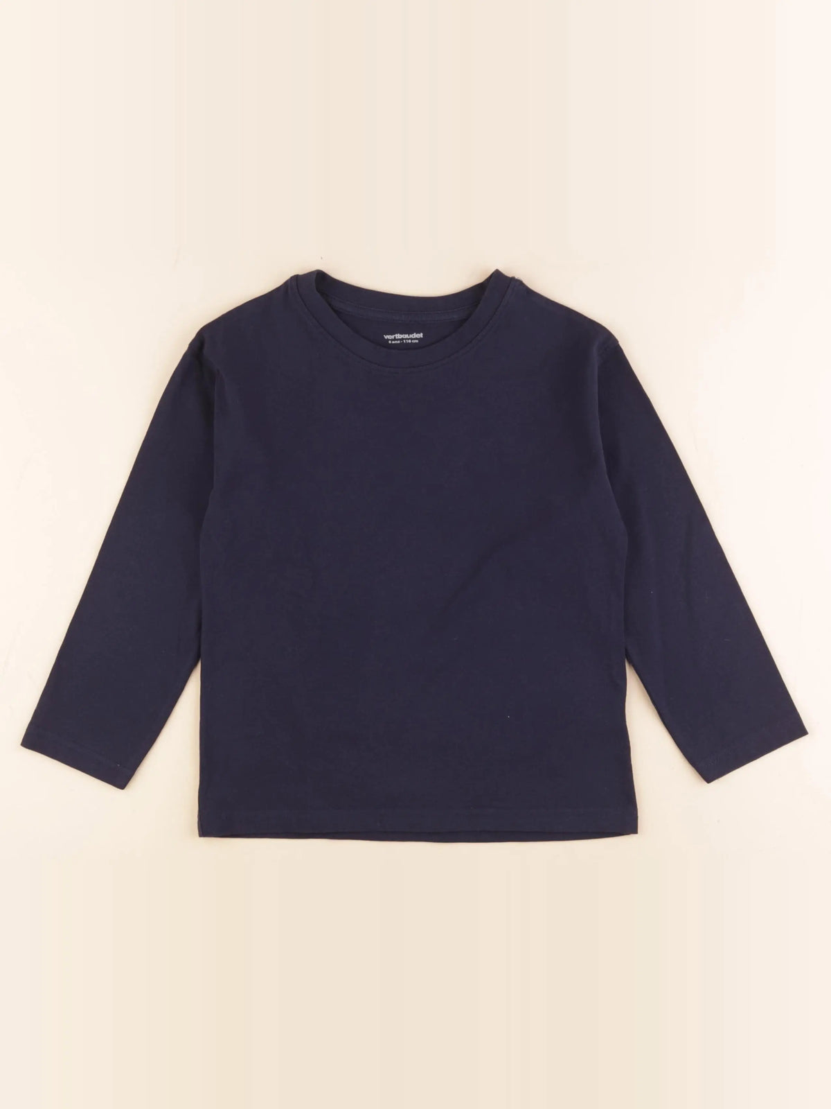 Vertbaudet - tee-shirt bleu - 6 ans