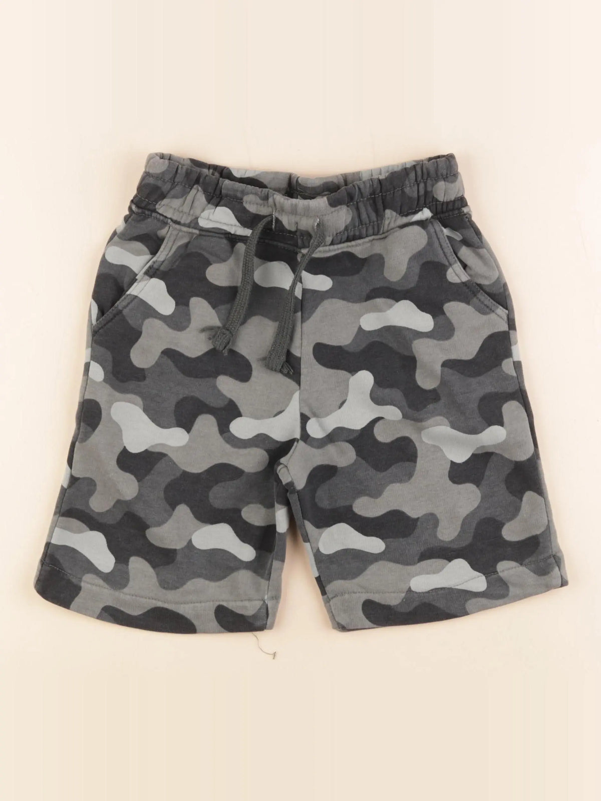 Vertbaudet - short vert, gris - 6 ans
