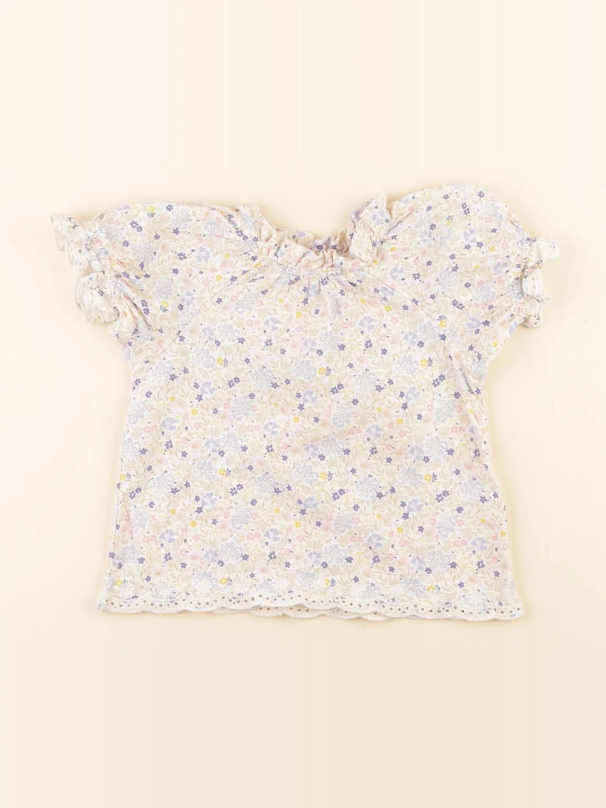 Vertbaudet - tee-shirt multicolore - 2 ans