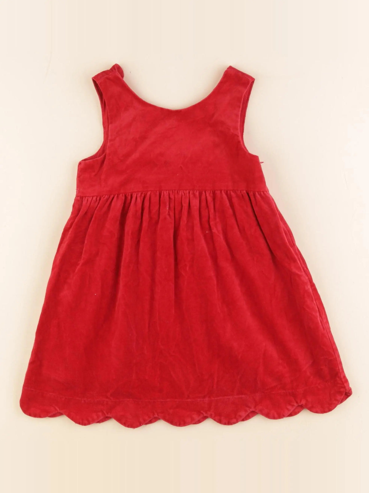 Vertbaudet - robe rouge - 3 ans