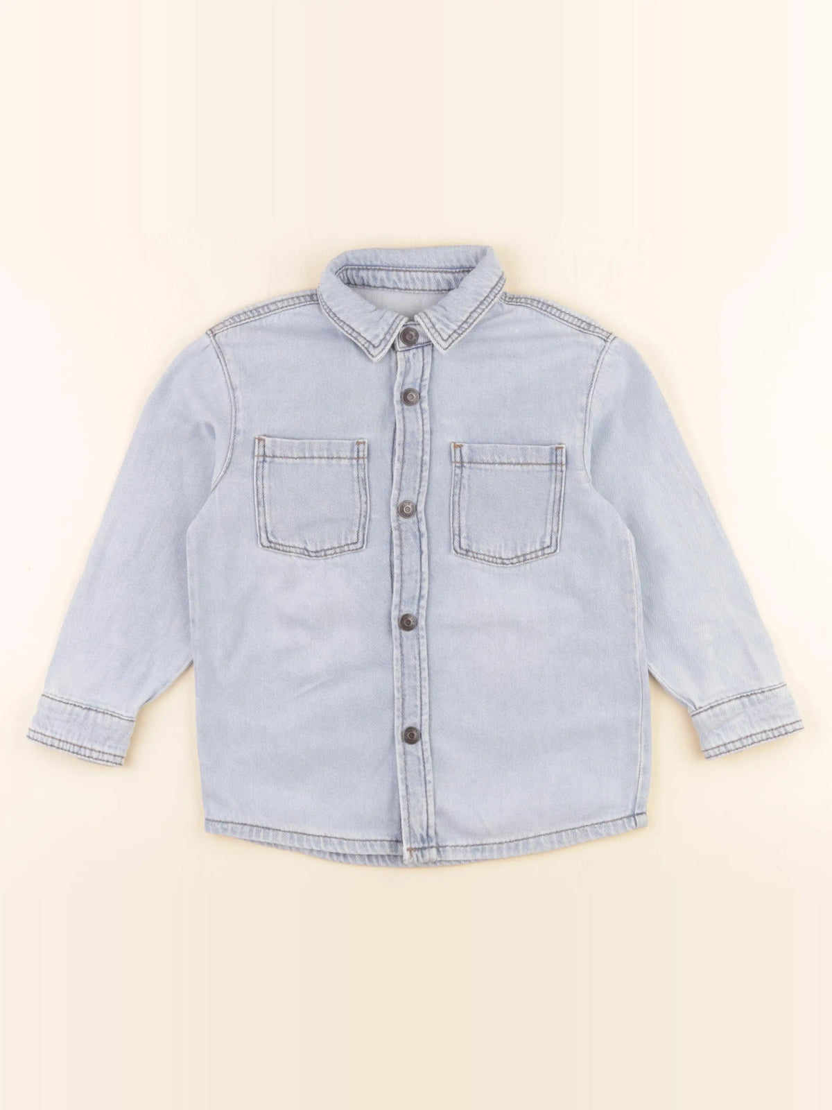 Vertbaudet - chemise bleu - 5 ans