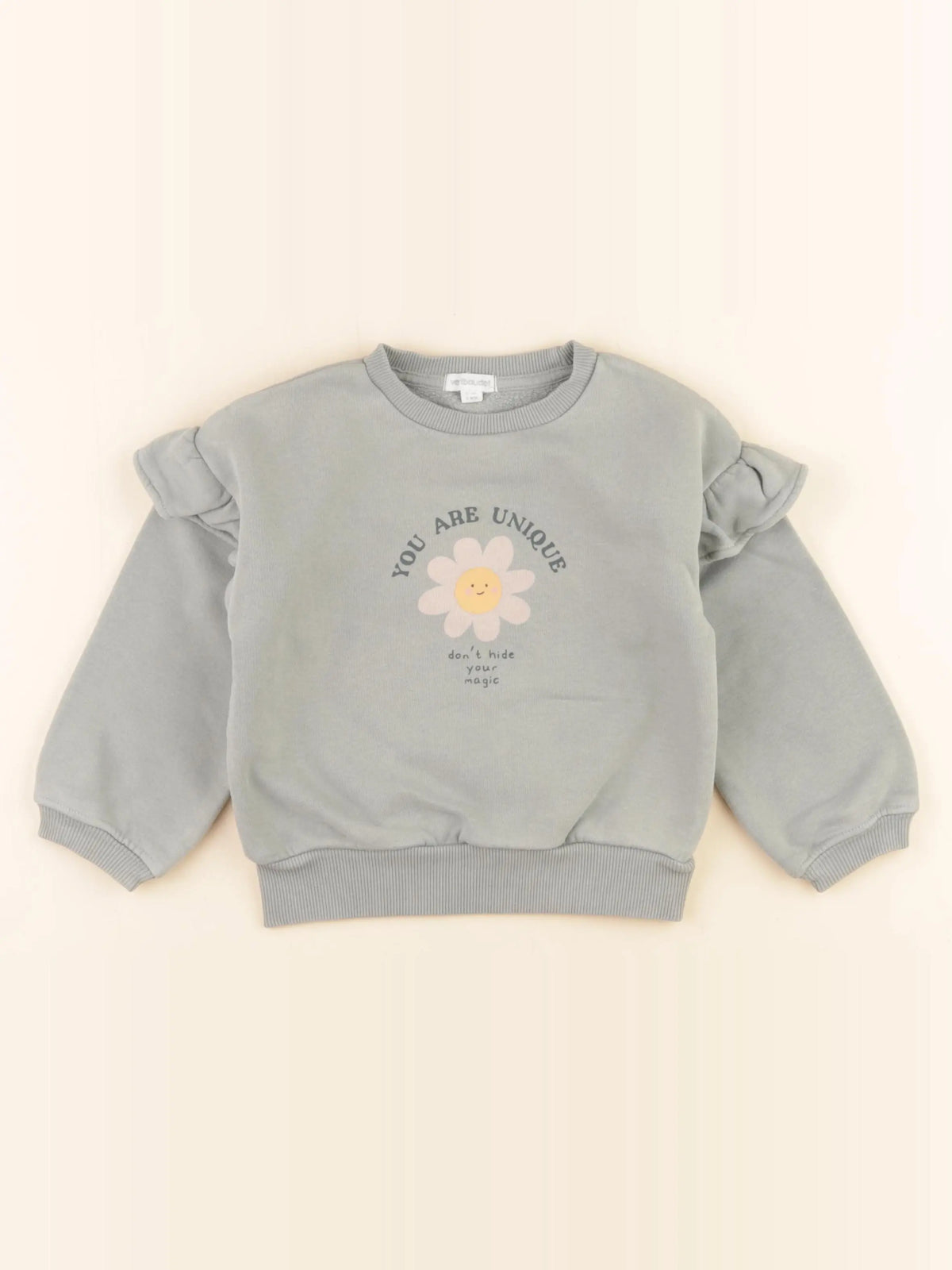 Vertbaudet - sweat vert - 3 ans