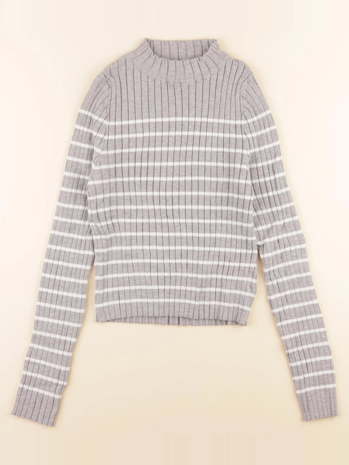 H&M - pull gris - 14/16 ans