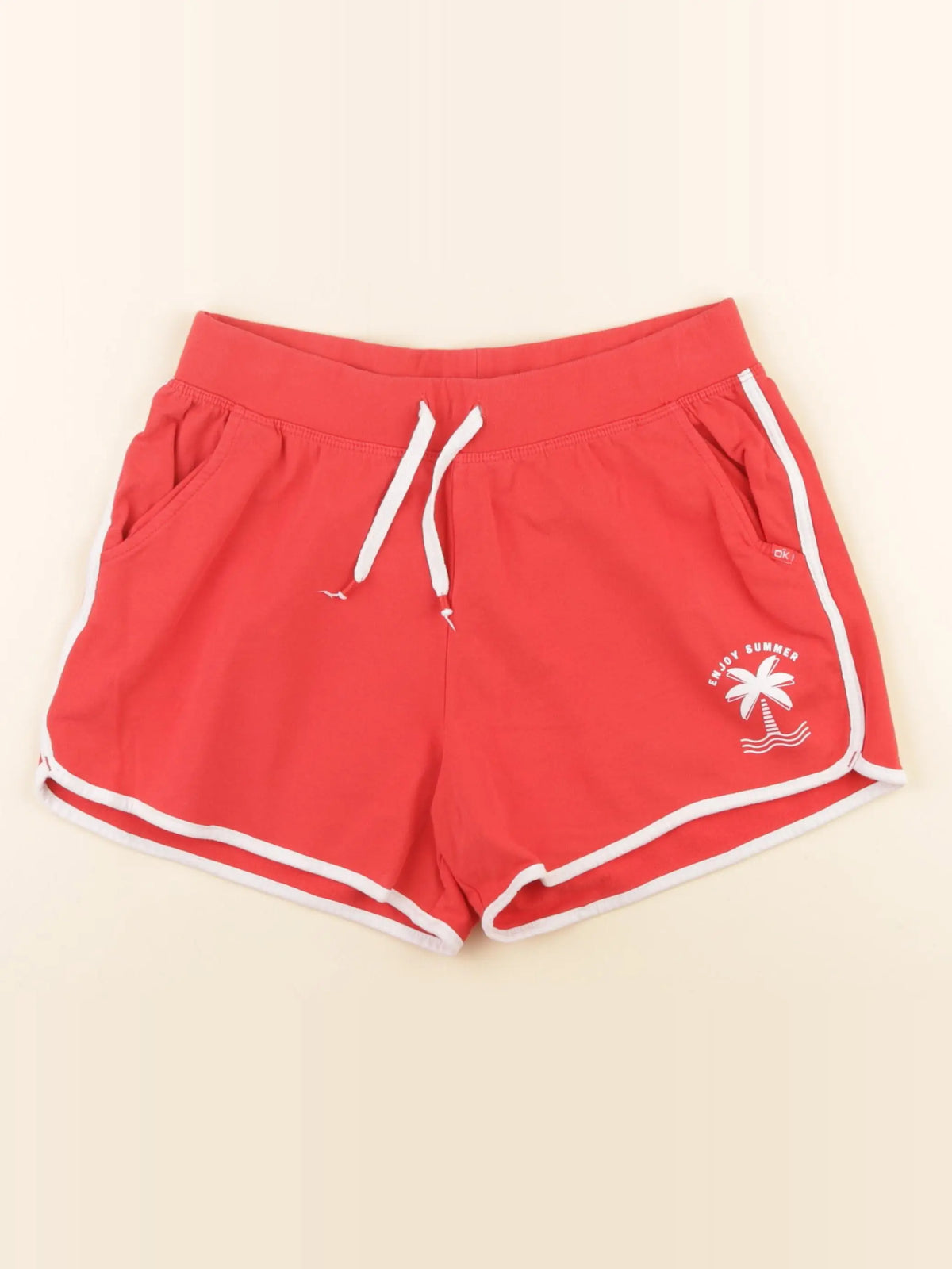 Okaidi - short rouge - 14 ans