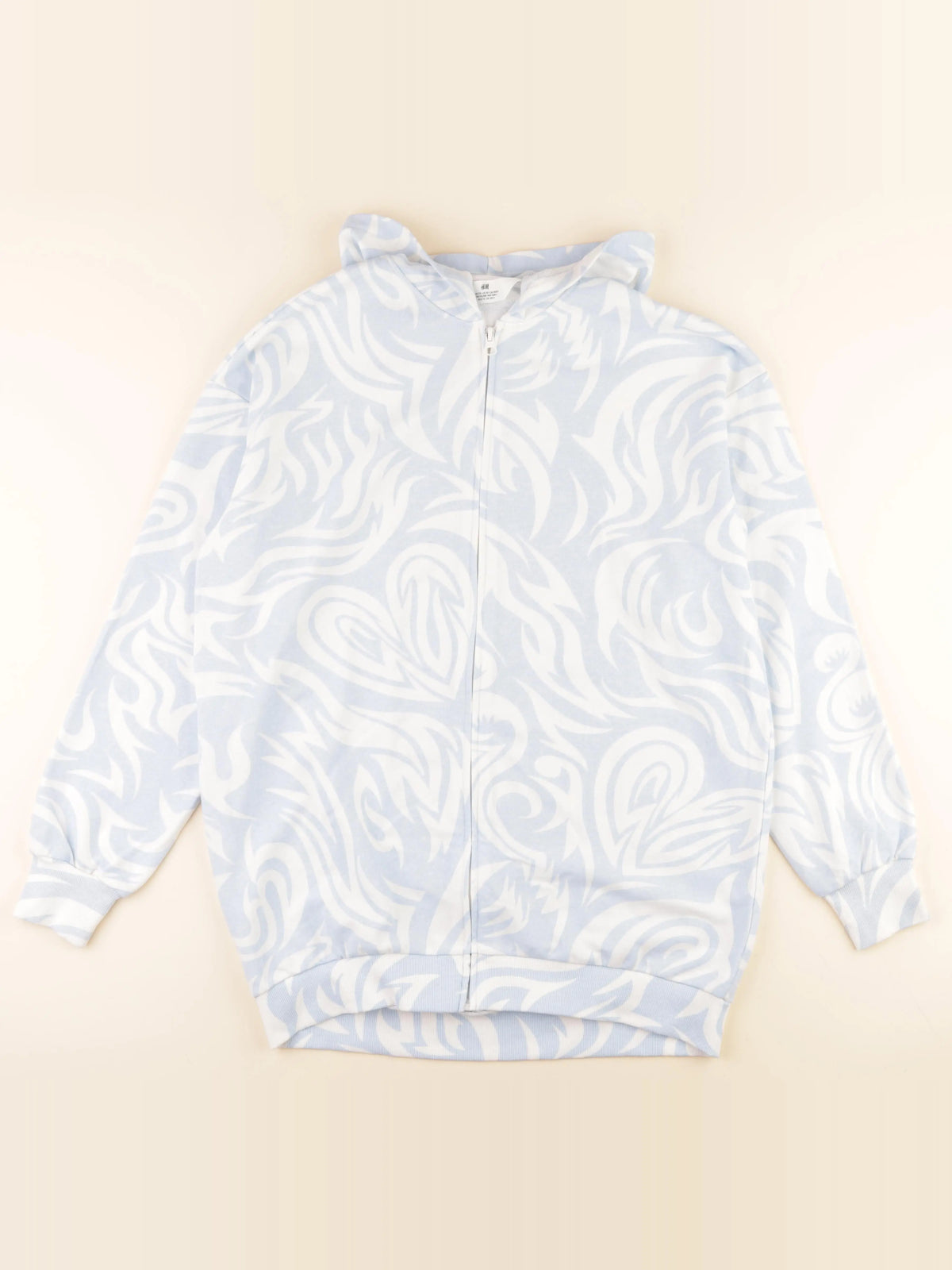 H&M - sweat bleu - 14/16 ans